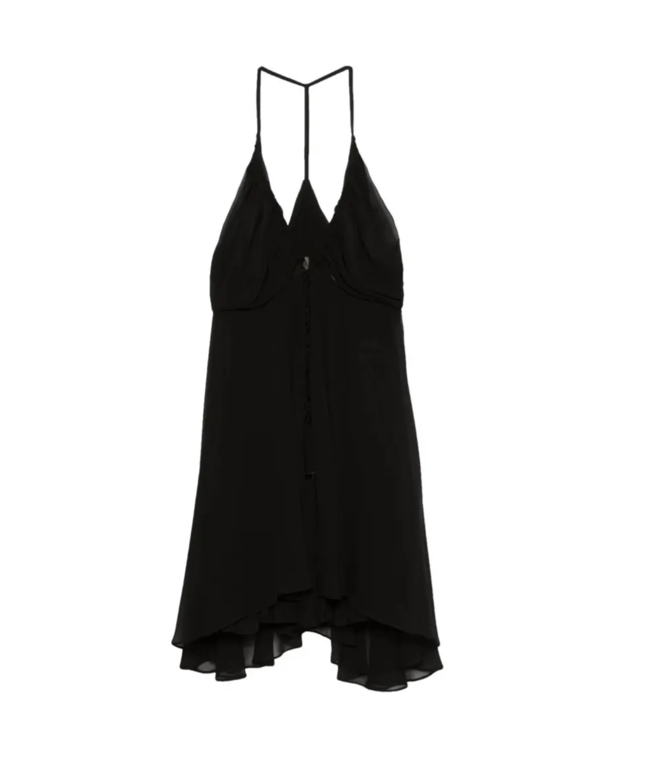 Christopher Esber Fluted Silk Chemise Mini Dress Size M / US 6-8 / IT 42-44 - 5 Thumbnail