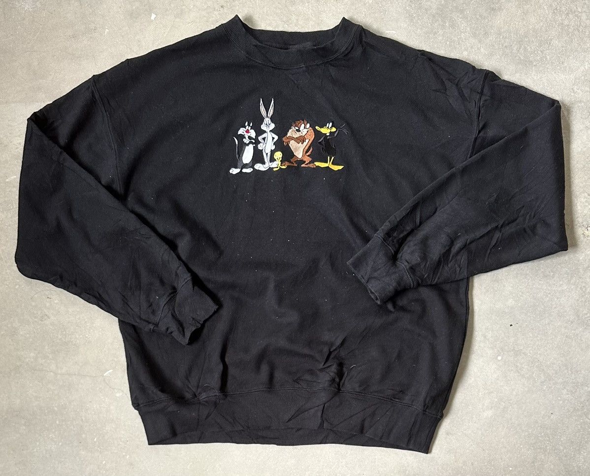 Japanese Brand VINTAGE LOONEY TUNES EMBROIDERY SWEATSHIRT Size US L / EU 52-54 / 3 - 1 Thumbnail