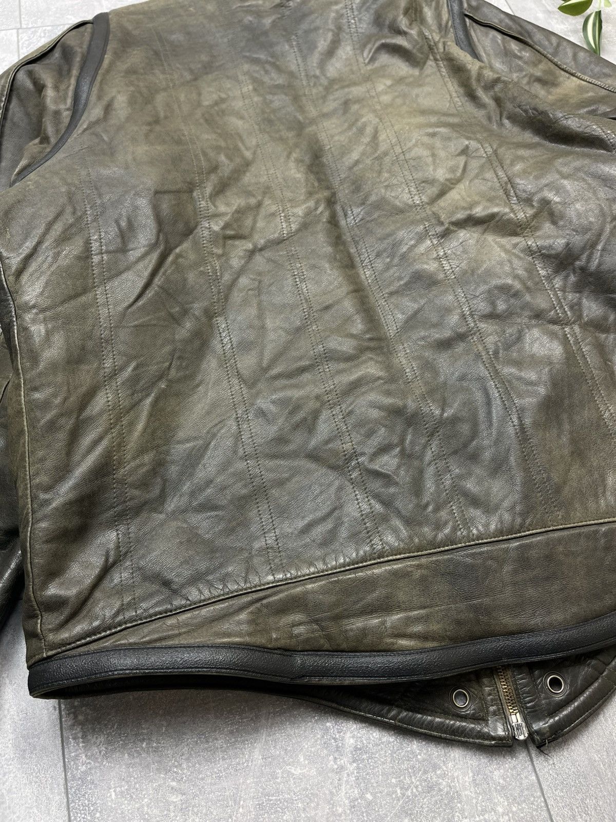 Marithe + Francois Girbaud VTG 80s Girbaud MFG France Limited Edition Leather Jacket Size US XL / EU 56 / 4 - 21 Thumbnail