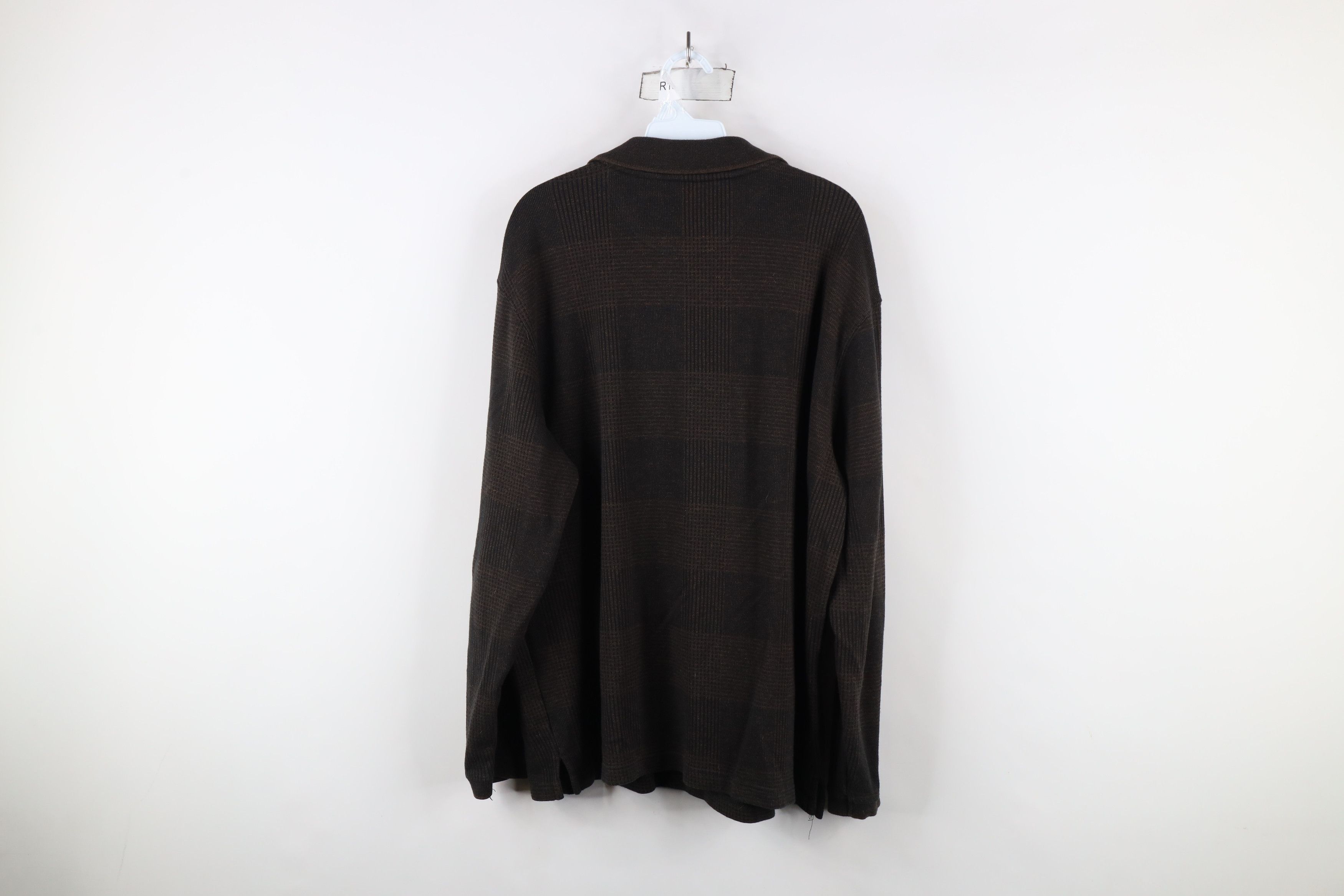 Vintage Vintage 90s Streetwear Knit Long Sleeve Rugby Polo Shirt Size US XL / EU 56 / 4 - 8 Thumbnail