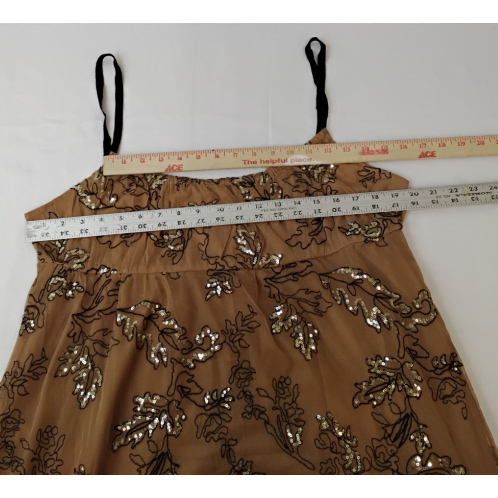 Anthropologie Anthropologie Maeve Dress Women's XL Neutral Sequins NWT Size XL / US 12-14 / IT 48-50 - 12 Thumbnail