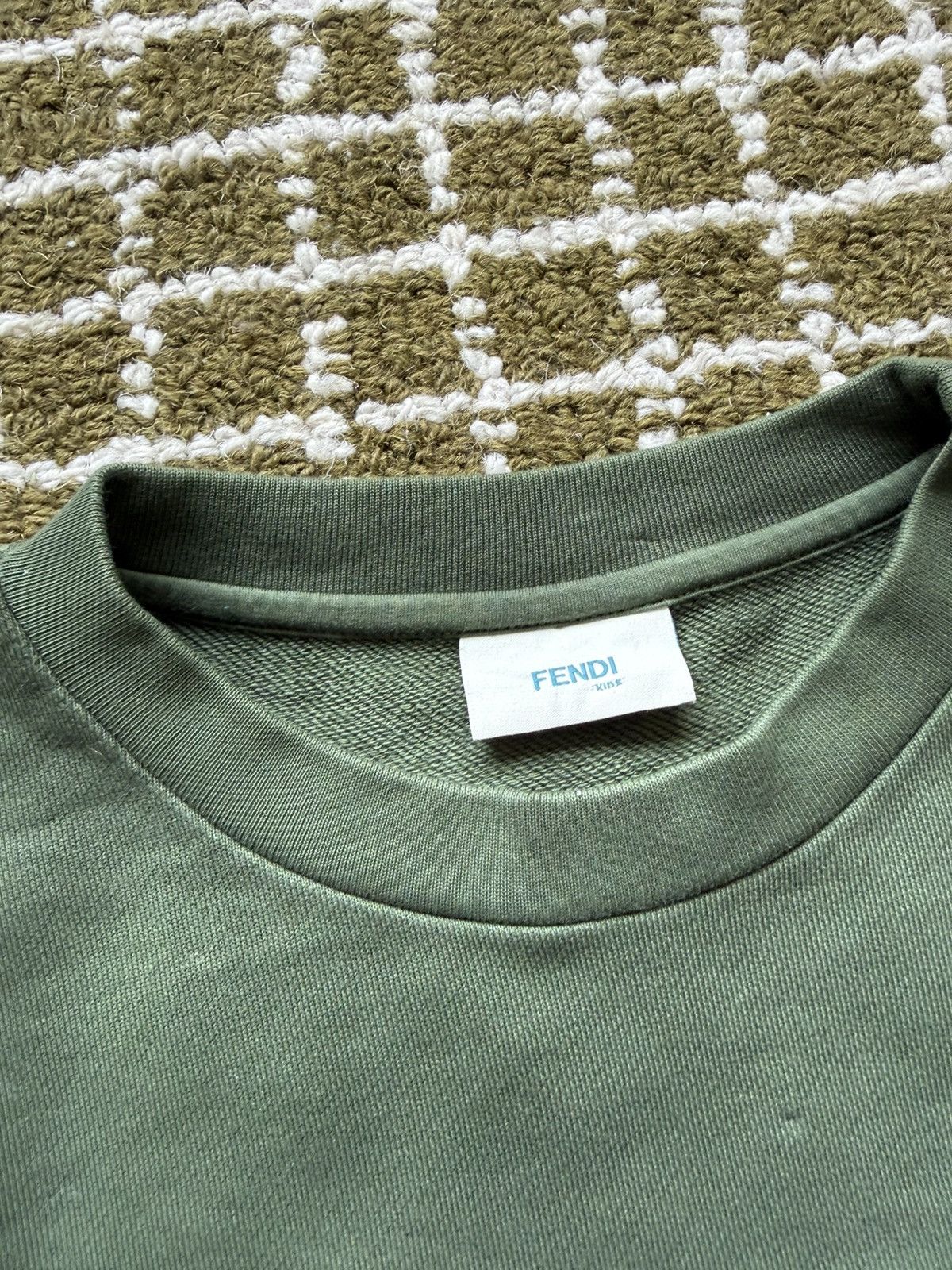 Fendi Fendi Roma Puff Logo Crewneck Sweater Size US S / EU 44-46 / 1 - 3 Thumbnail