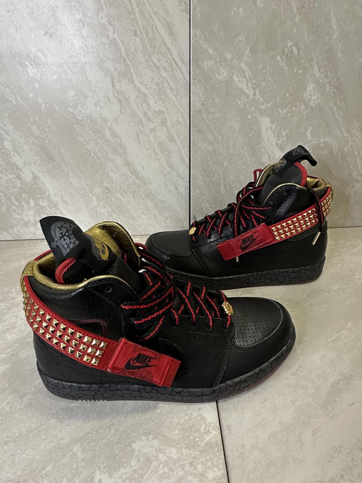Jordan Brand Nike Dynasty High Premium Mighty Crown 2009 Exclusive Collab Size US 9 / EU 42 - 11 Thumbnail