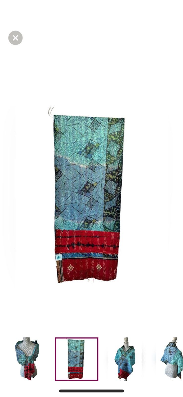 Other Karma Living l Wrap/Scarf 15”x70” Braided Tassels Multicolor Size ONE SIZE - 2 Thumbnail