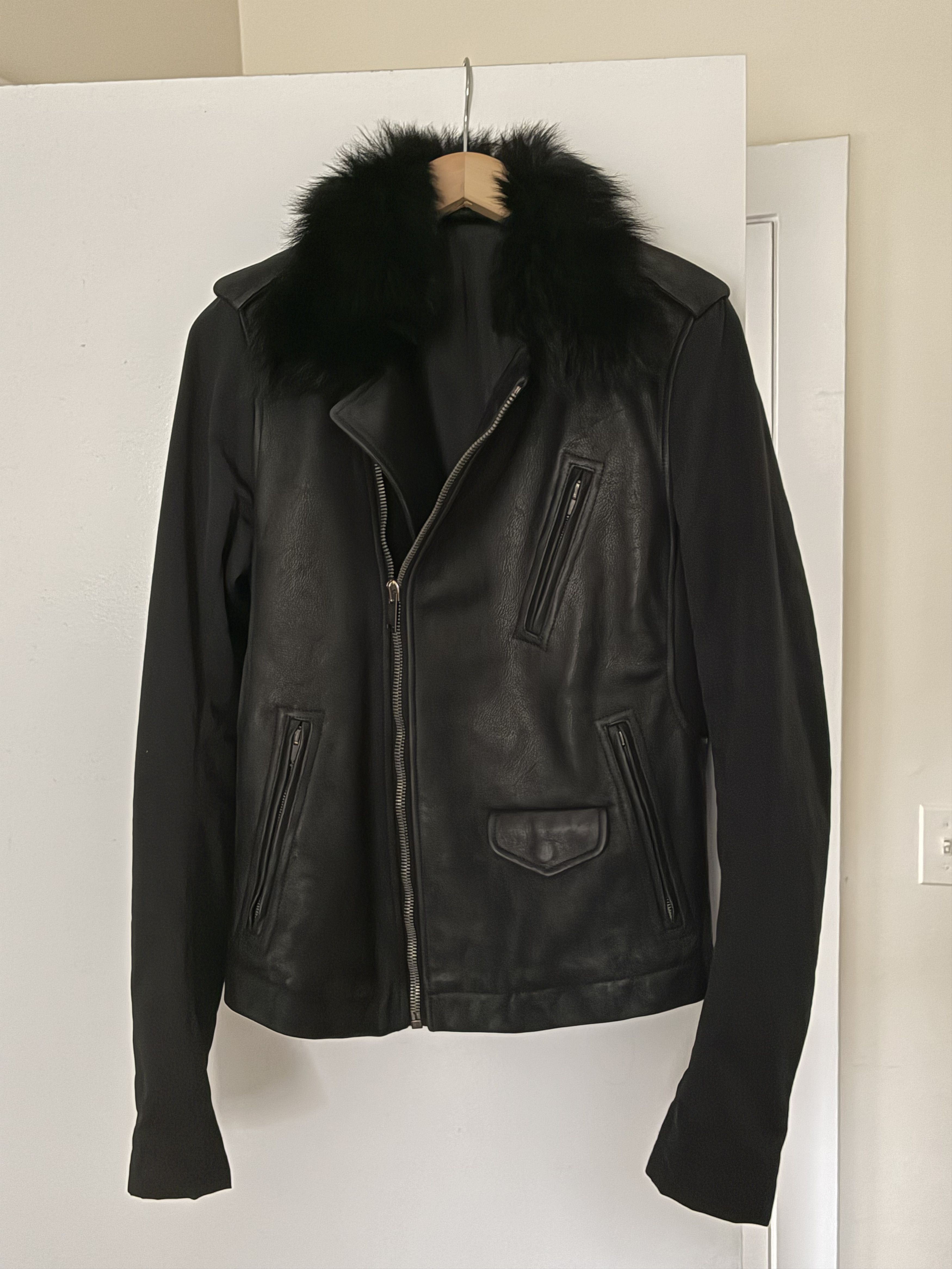 Rick Owens Fur Jacket | Grailed