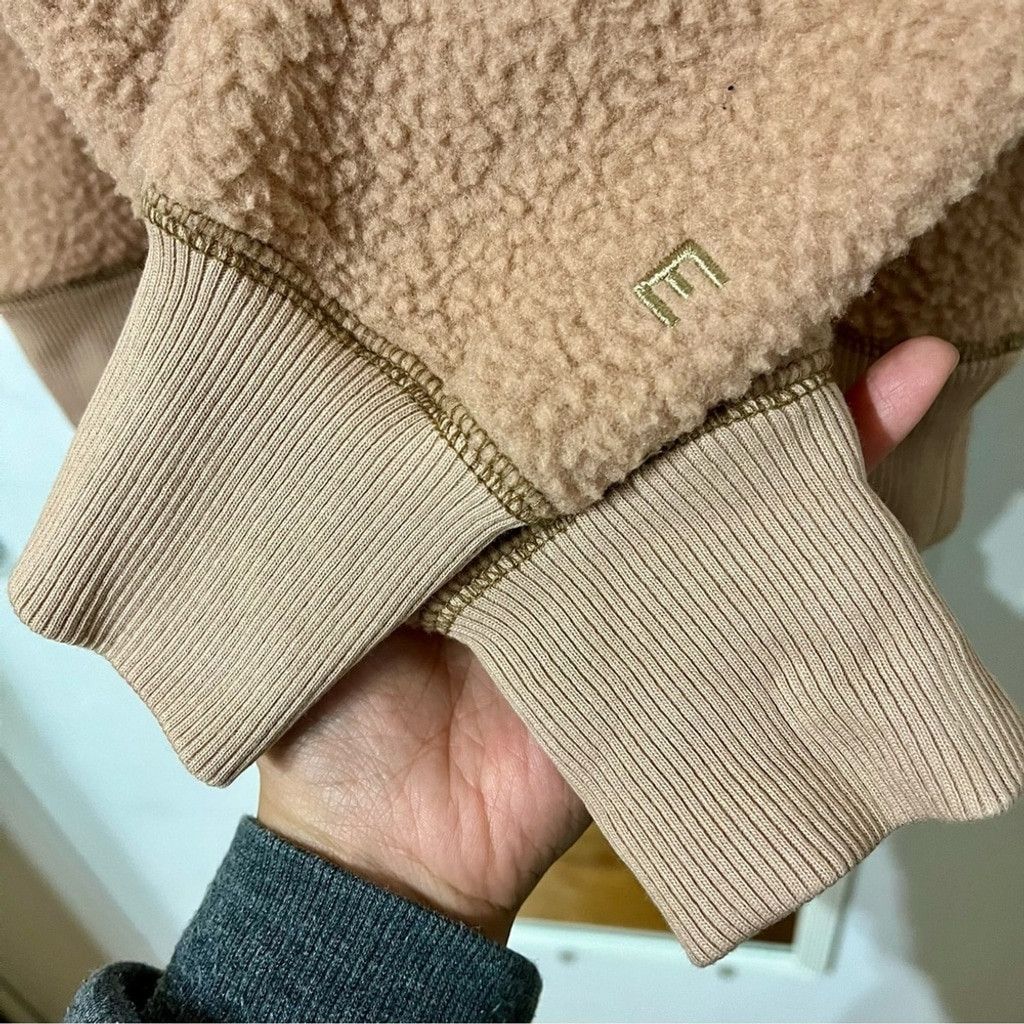 Everlane EVERLANE The ReNew Fleece Raglan Sherpa Crewneck Sweater Size XS / US 0-2 / IT 36-38 - 4 Thumbnail