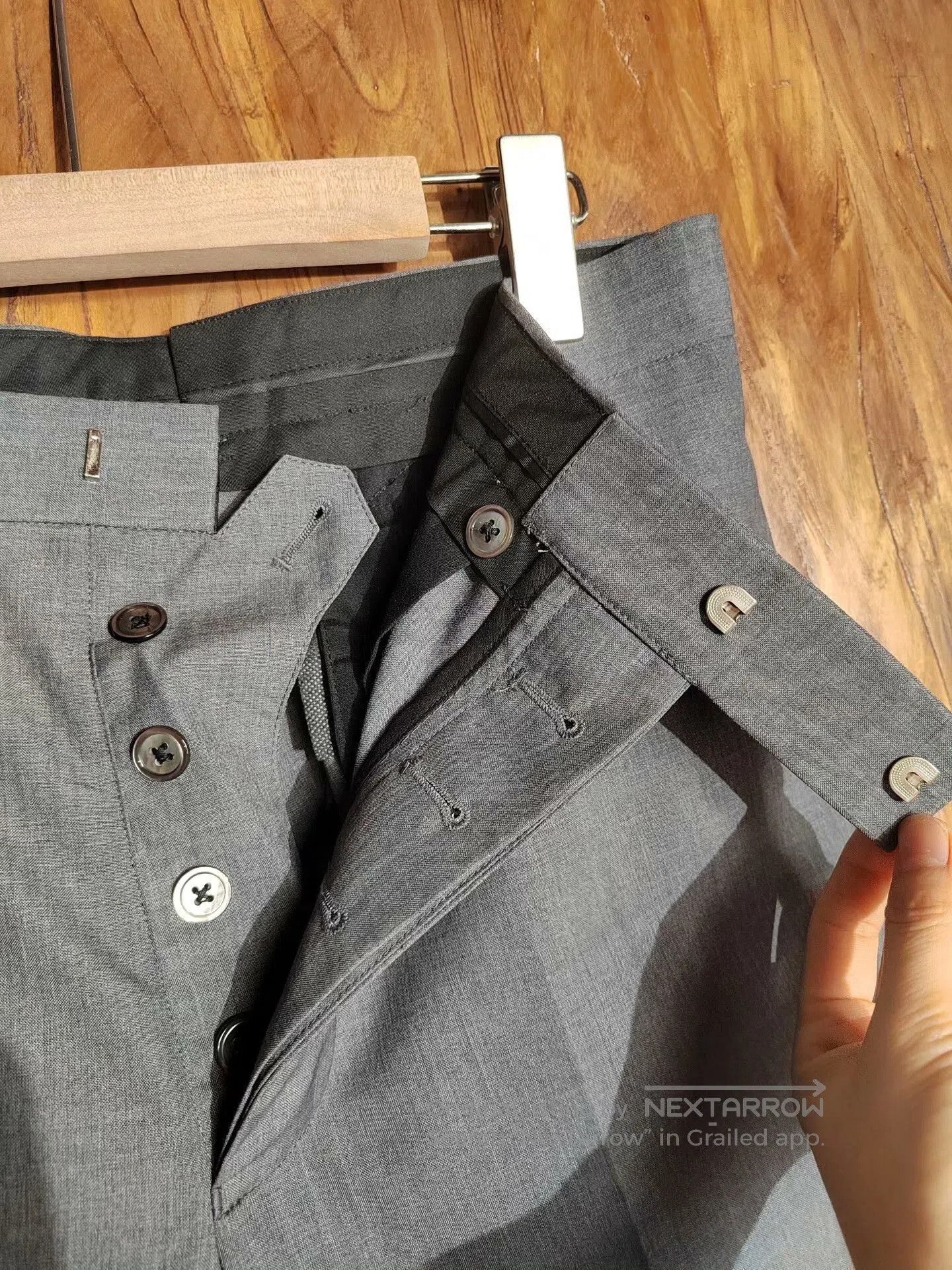 Thom Browne Thom Browne Gray Suit Shorts. Size US 26 / EU 42 - 4 Thumbnail
