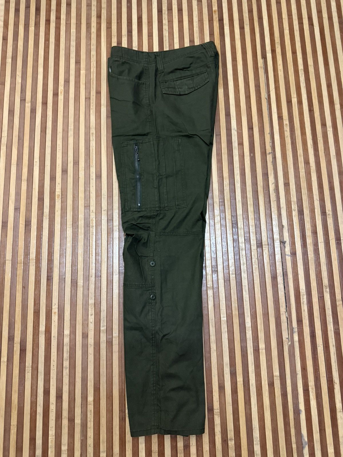 Japanese Brand Vintage FAMOUS FUNCTION GARMET Carpenter Cargo Pants W30X32. Size US 30 / EU 46 - 9 Thumbnail