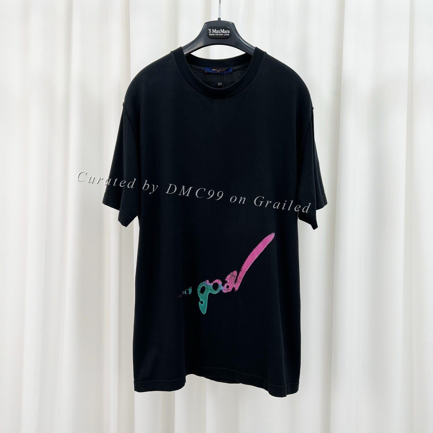 Louis Vuitton Louis Vuitton Neon Print Letter T-Shirt Size US L / EU 52-54 / 3 - 1 Thumbnail