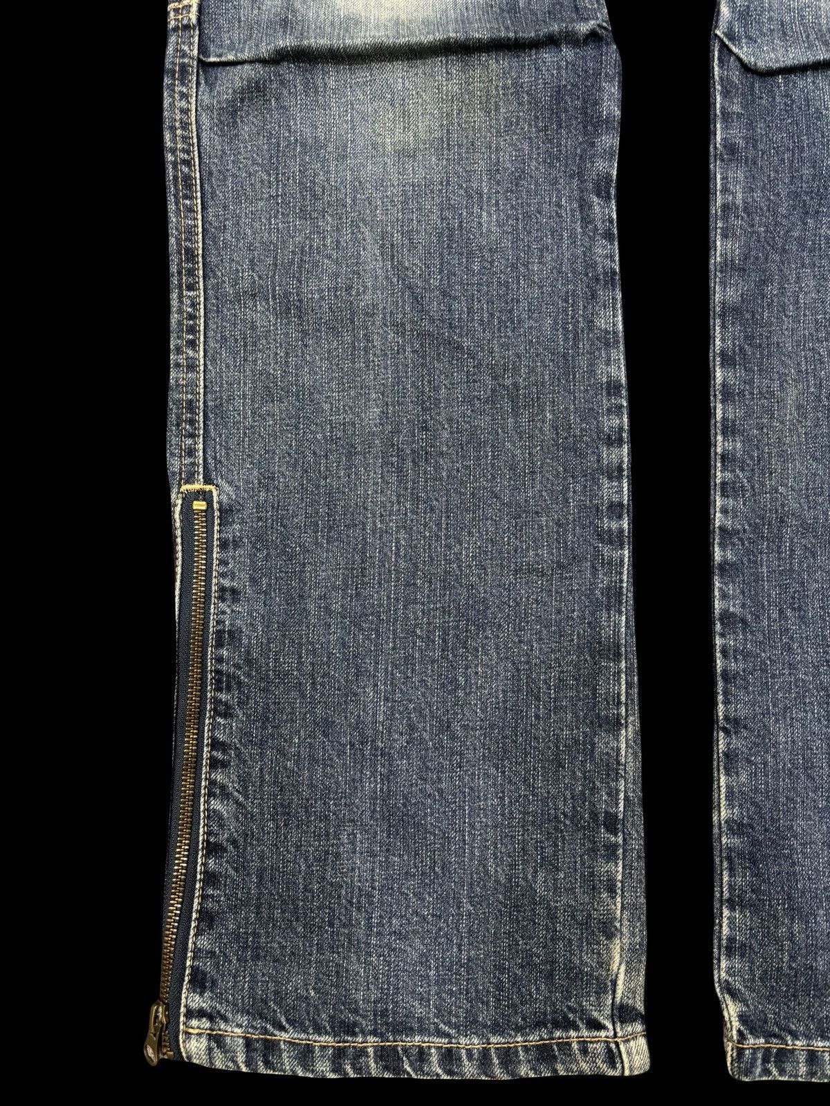 Japanese Brand PPFM Japan Custom Performance Two Tones Cargo Biker Denim Size US 33 - 8 Thumbnail