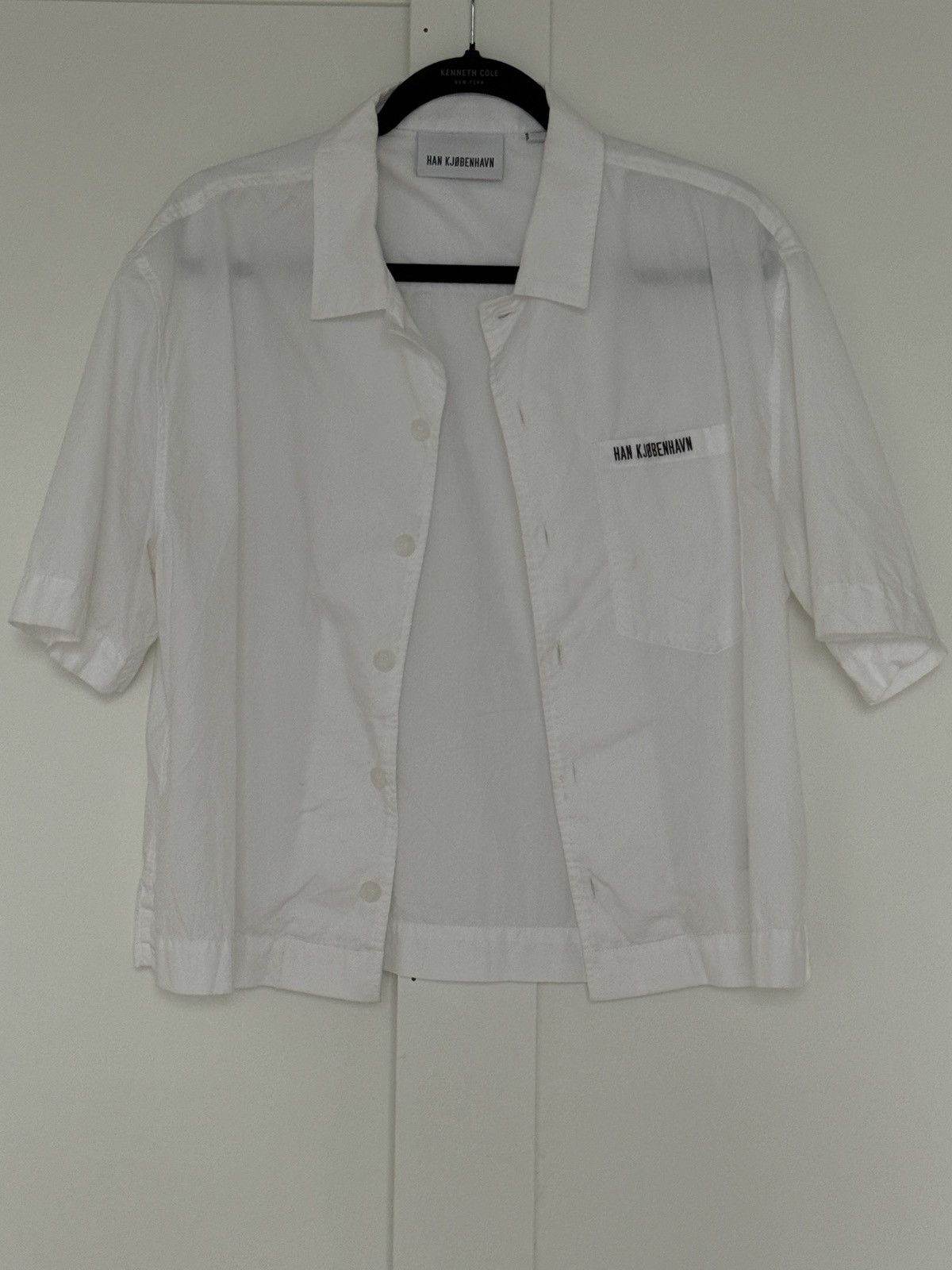 Han Kjobenhavn Cropped Han Kjobenhavn White Short Sleeves Shirt Size US S / EU 44-46 / 1 - 1 Thumbnail