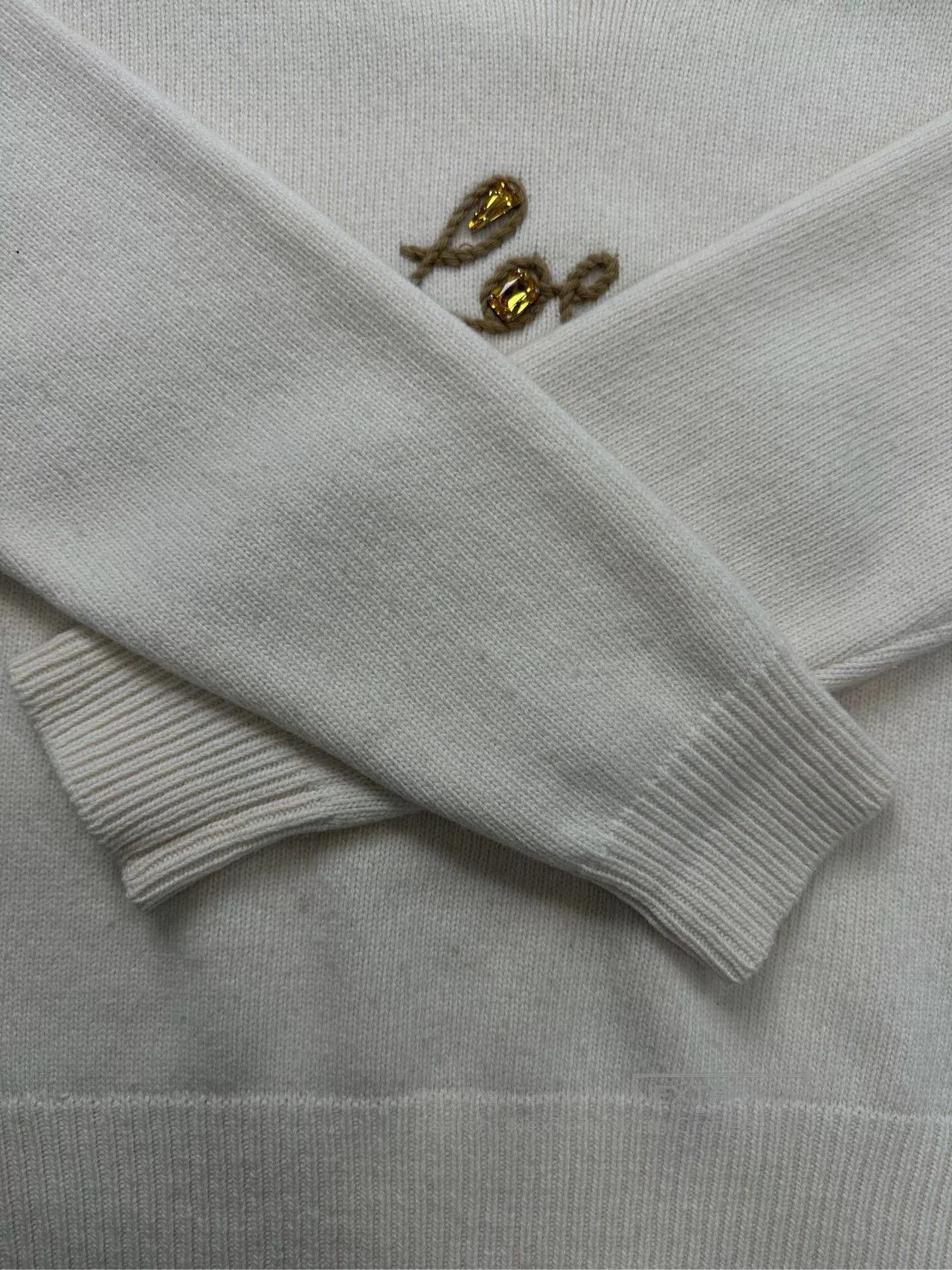 Loewe Loewe Crystal Logo Knit Sweater. Size US L / EU 52-54 / 3 - 6 Thumbnail