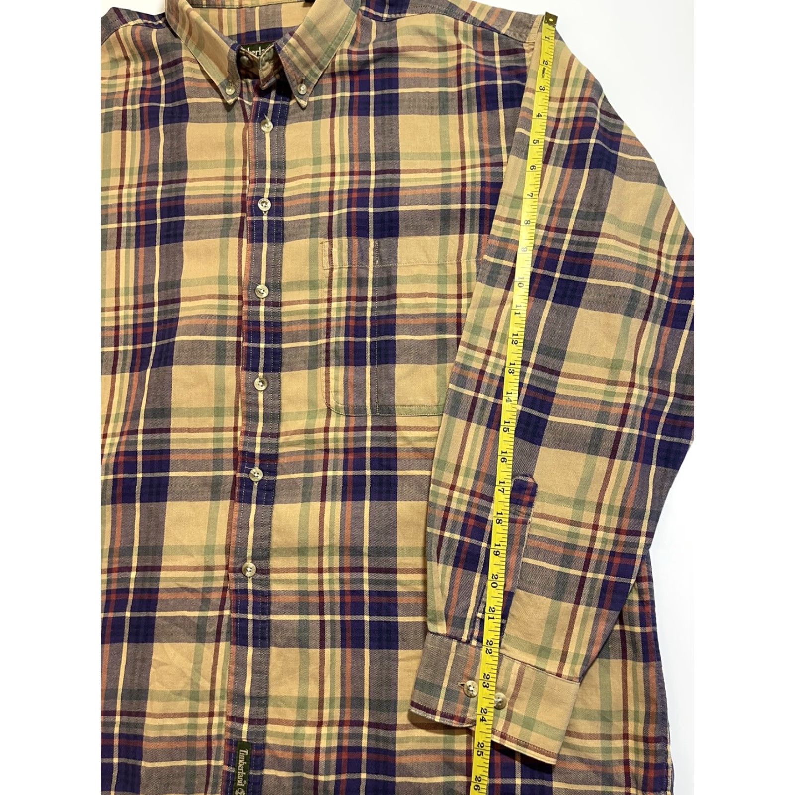 Timberland Timberland Button-Up Shirt Men XL Plaid Long Sleeve Casual Outdoor All Seasons Size US XL / EU 56 / 4 - 7 Thumbnail