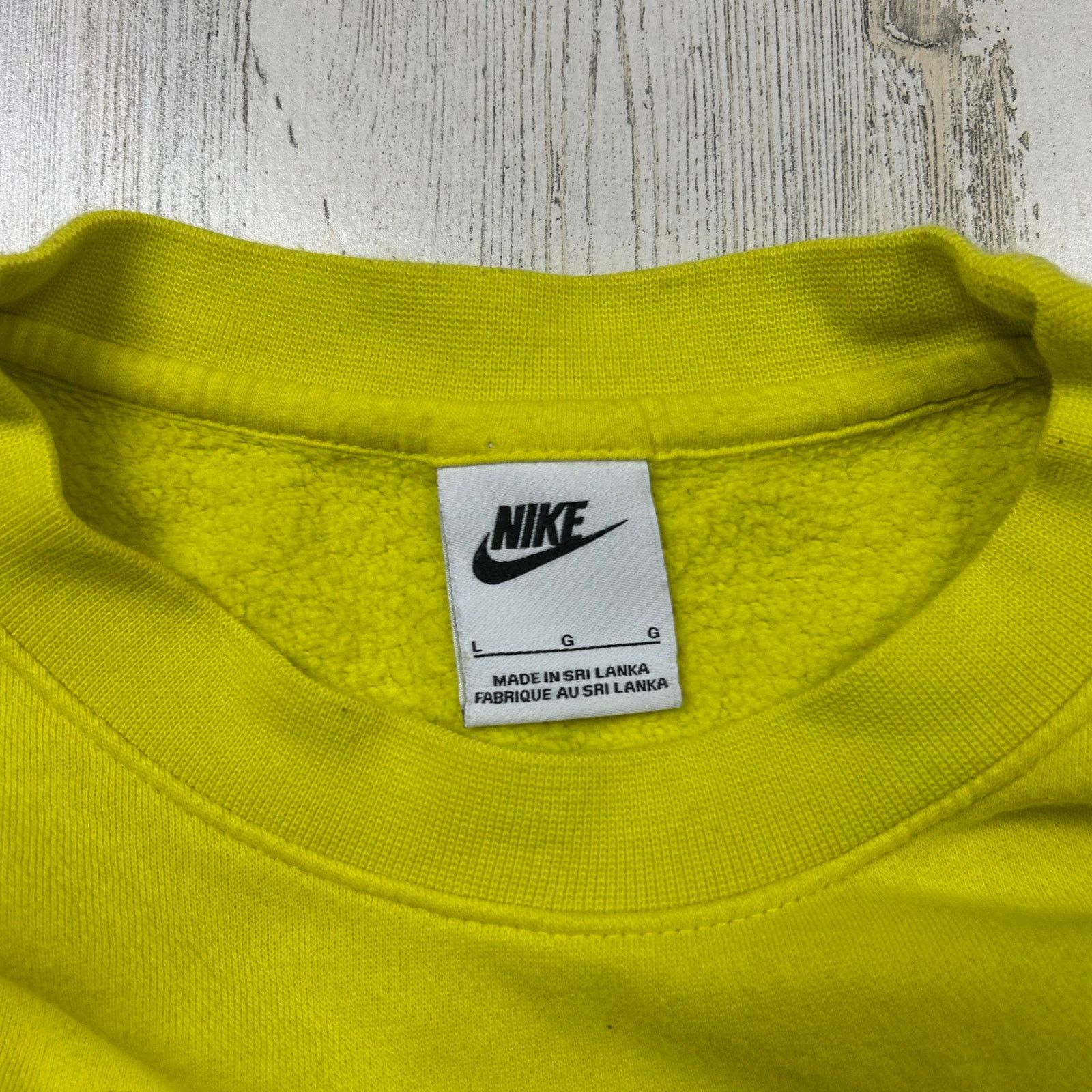 Nike Neon Green Nike Sportswear Club Fleece Crewneck Men's Large Size US L / EU 52-54 / 3 - 2 Thumbnail