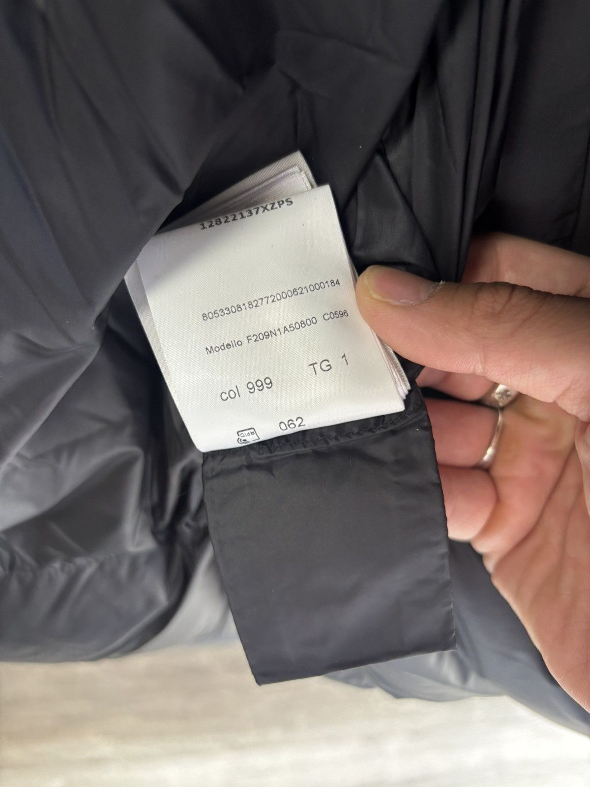 Moncler × Rick Owens Moncler Rick Owens Tonopah Giubotto jacket Size US S / EU 44-46 / 1 - 12 Thumbnail