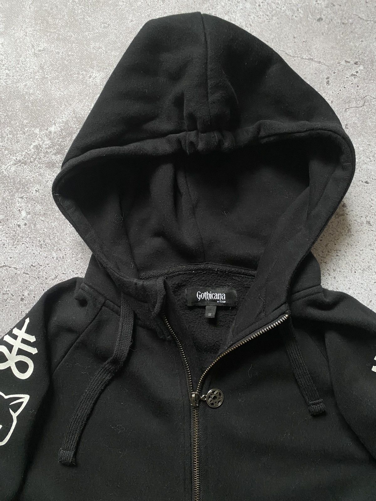 Japanese Brand Vintage Gothicana EMP Zip Hoodie Gothic Avant Garde Punk Y2K Size US M / EU 48-50 / 2 - 2 Thumbnail