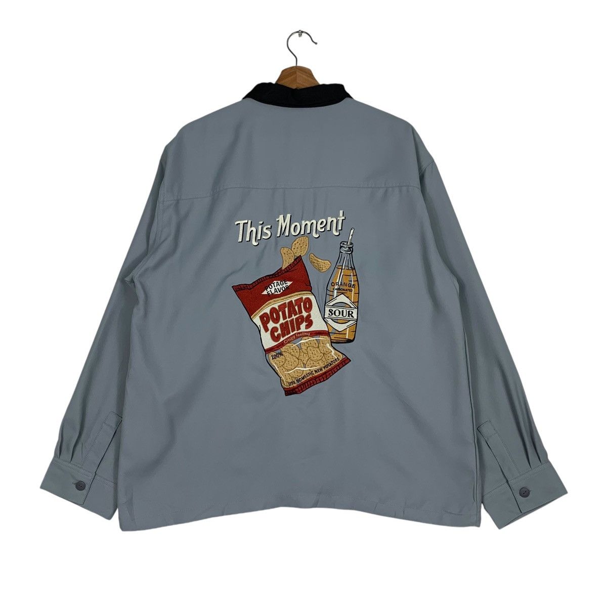 Japanese Brand BACK NUMBER Potato Chip Potage Flavor Shirt Jacket #1211-C55 Size US M / EU 48-50 / 2 - 1 Thumbnail