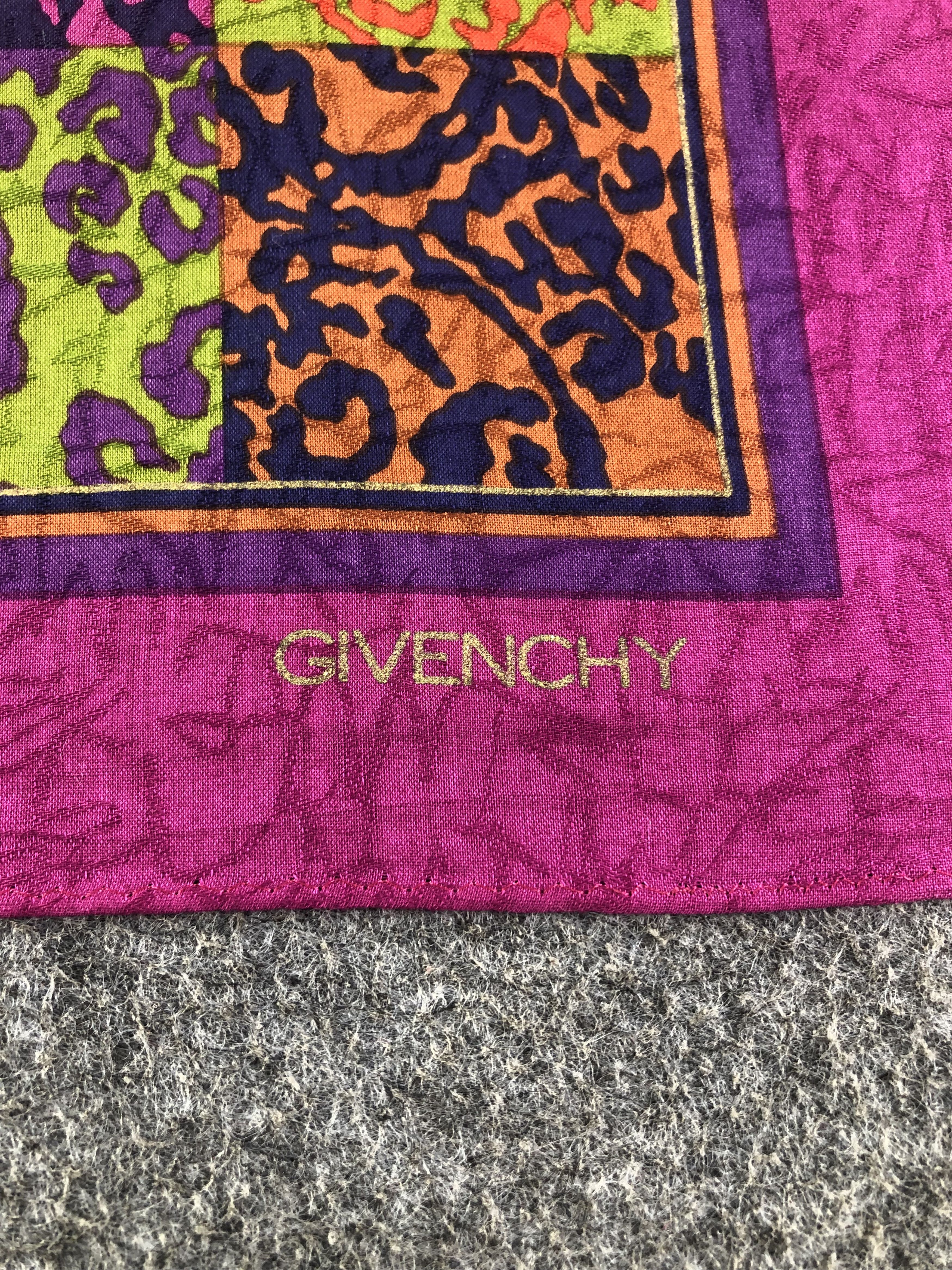 Vintage Givenchy Handkerchief / Bandana / Neckerchief Size ONE SIZE - 5 Thumbnail