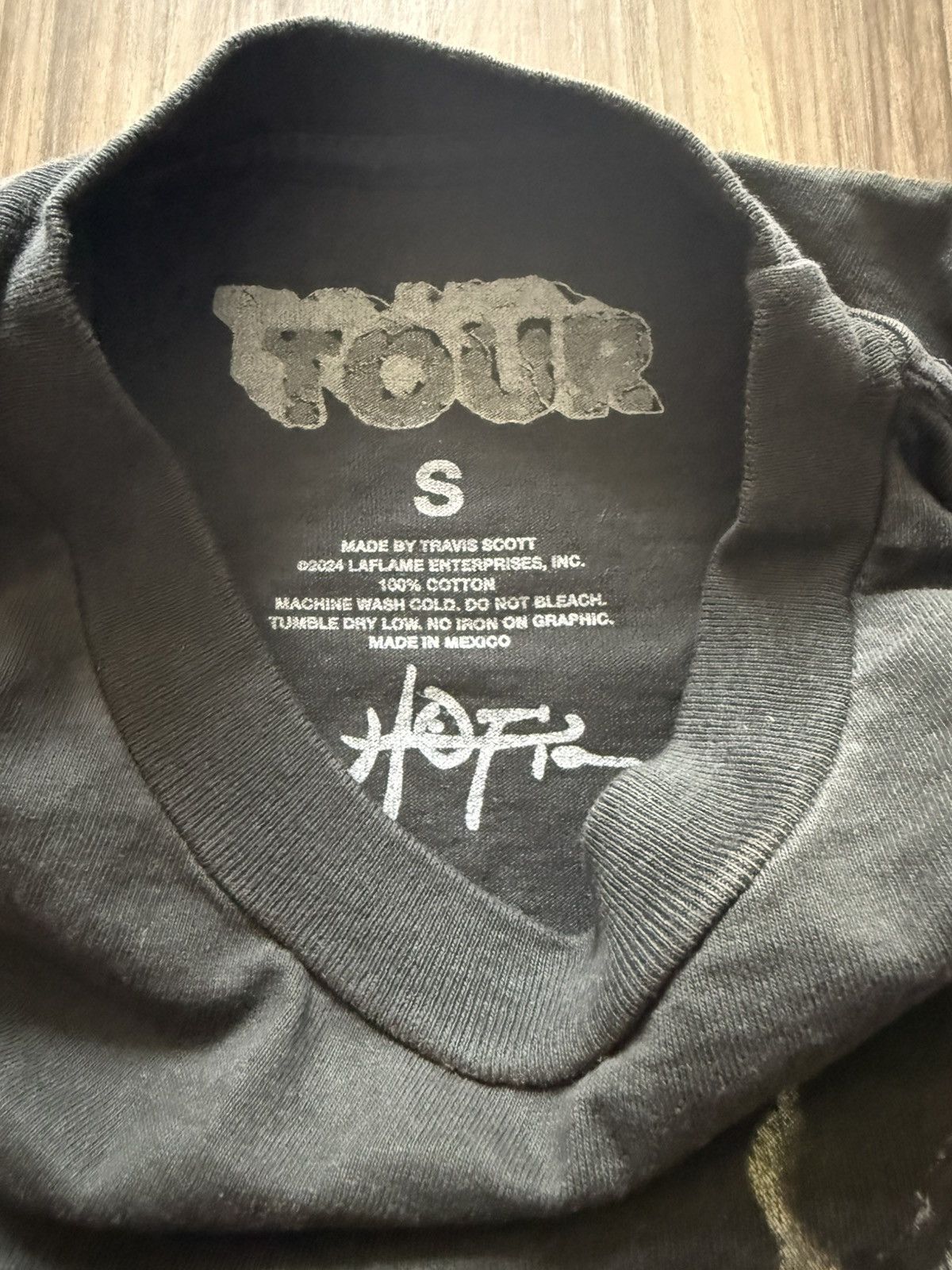 Travis Scott Travis Scott Utopia Tour T-Shirt Auckland New Zealand 2024 Size US S / EU 44-46 / 1 - 2 Thumbnail