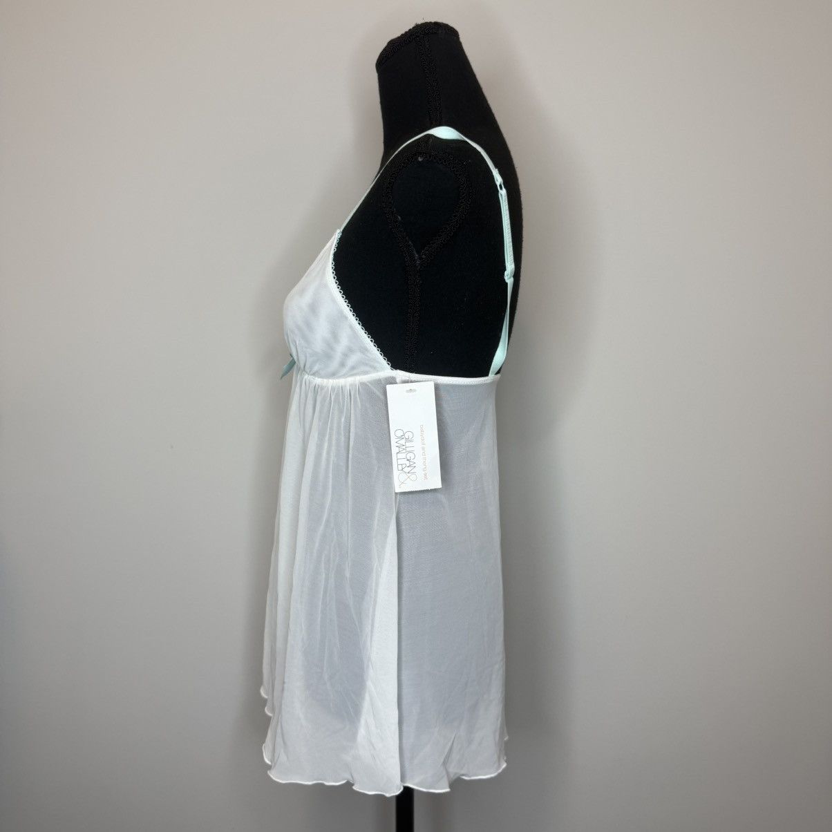 Other gillian omalley white mesh babydoll teddy lingerie tank Size XS / US 0-2 / IT 36-38 - 2 Thumbnail