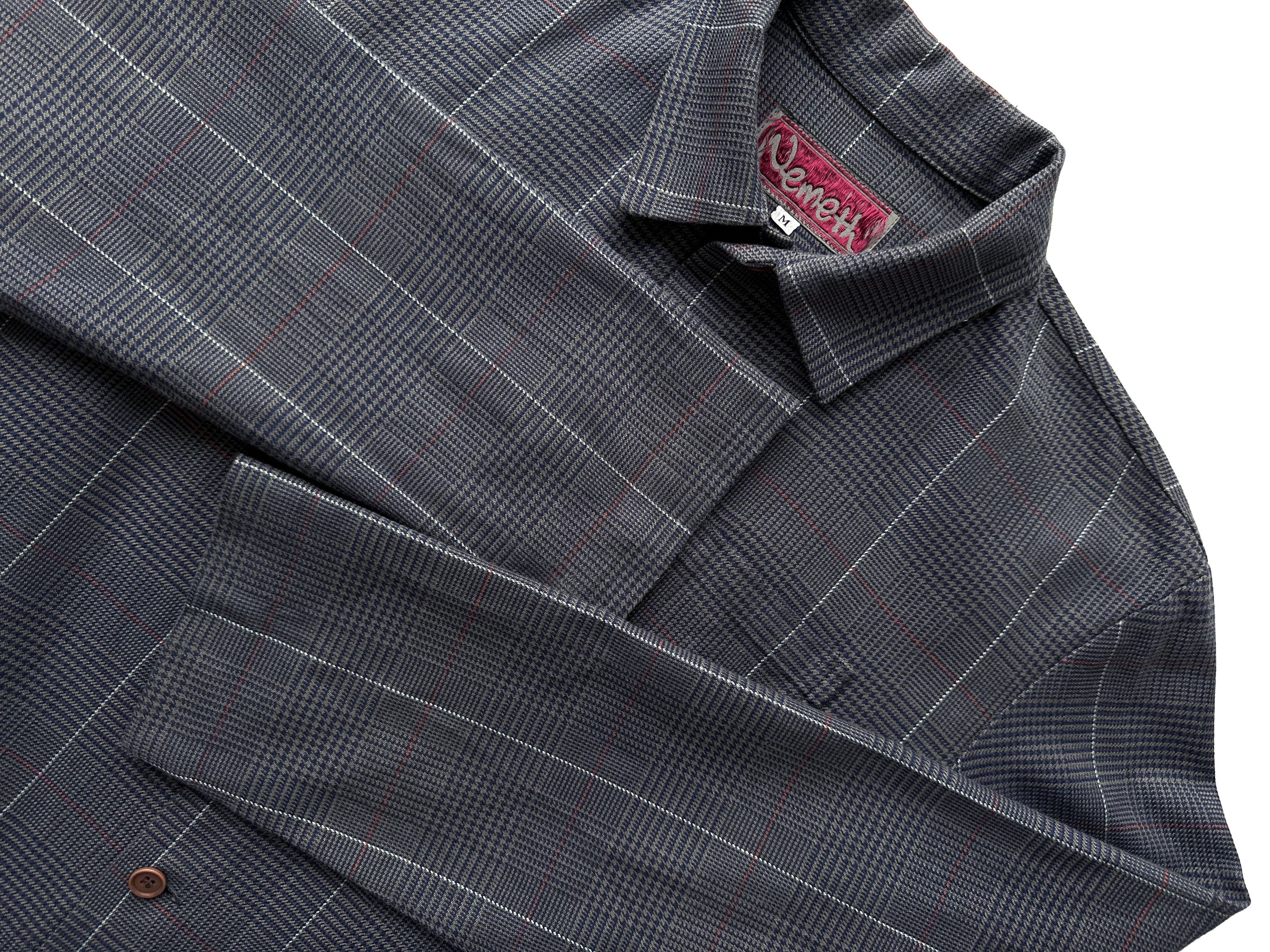 Christopher Nemeth × Japanese Brand Christopher Nemeth grey check trench jacket Size US M / EU 48-50 / 2 - 6 Thumbnail