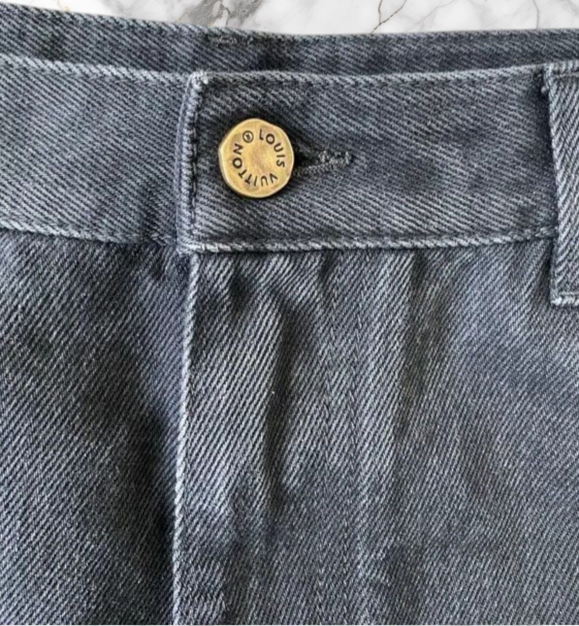 Louis Vuitton Louis Vuitton Monogram LV Carpenter Denim Jeans Size US 32 / EU 48 - 4 Thumbnail