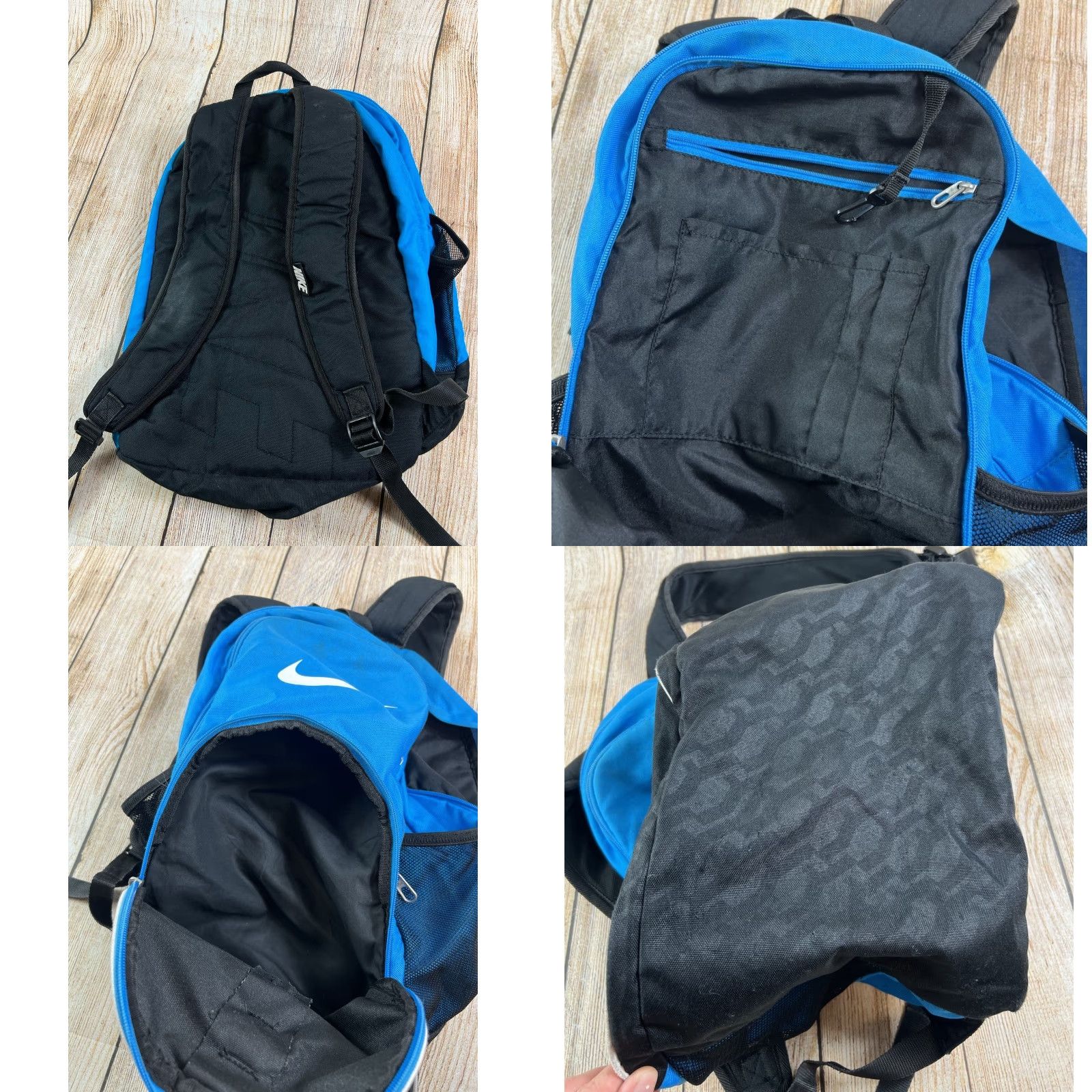 Nike Nike Backpack Large Black School Gym Bag Mens Size ONE SIZE - 8 Thumbnail
