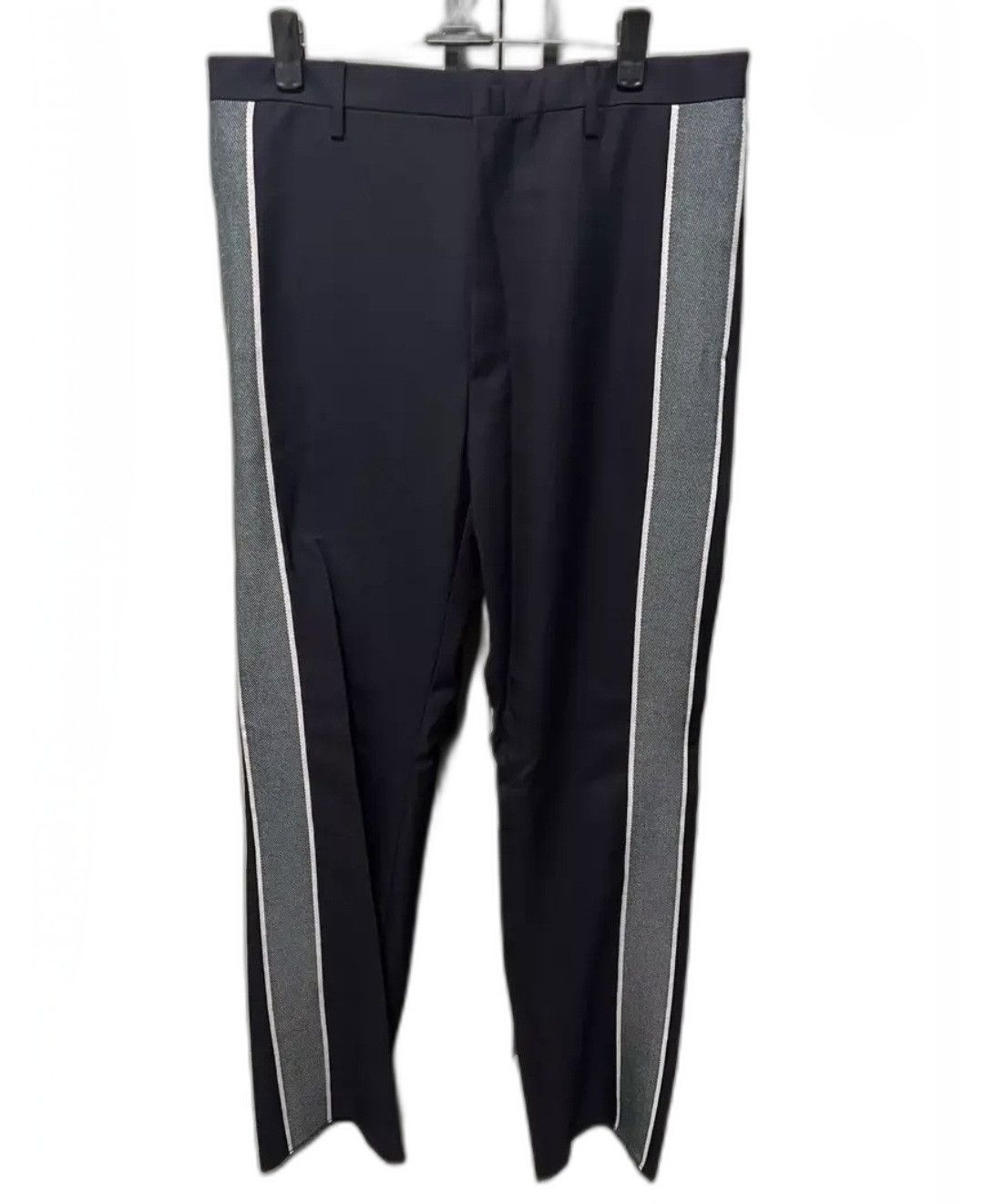 Lanvin Side stripe wool pants Size US 34 / EU 50 - 1 Thumbnail