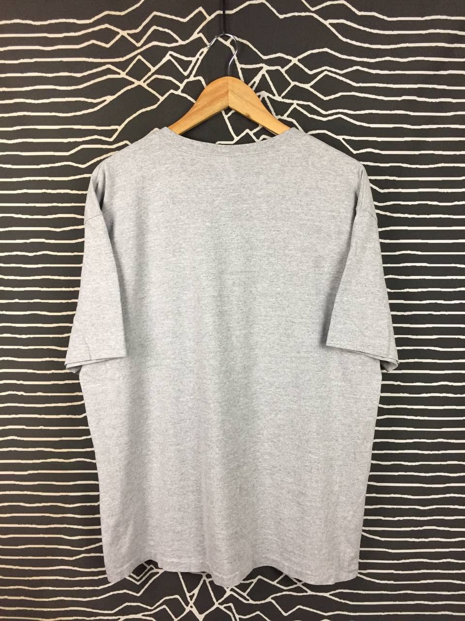 Gap Vtg 90s GAP Made in USA Heather Gray Essential Pocket Tee Size US L / EU 52-54 / 3 - 5 Thumbnail