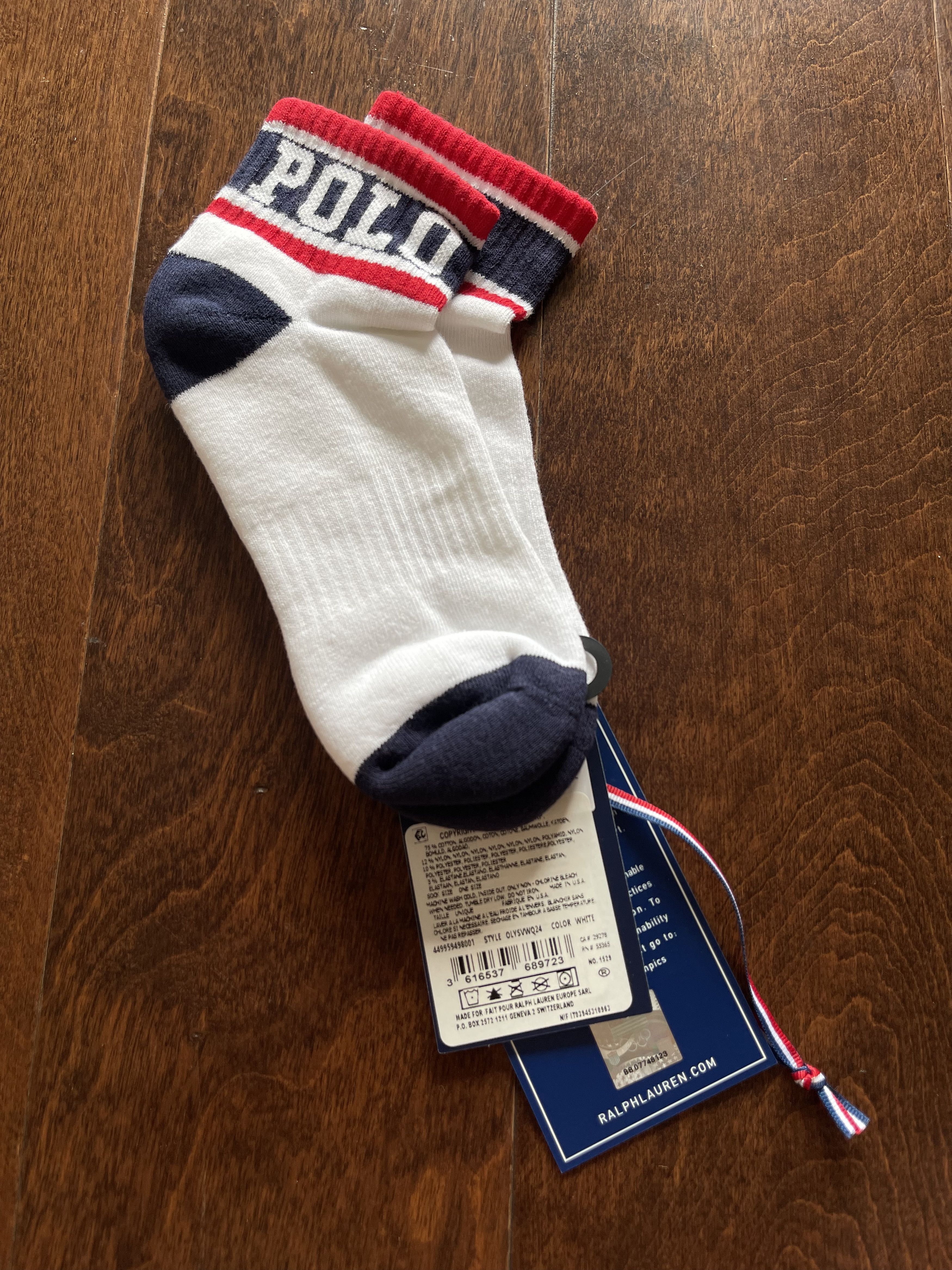 Polo Ralph Lauren Polo Ralph Lauren Team USA Summer Olympics Socks Sz 9-11 Size ONE SIZE - 3 Thumbnail