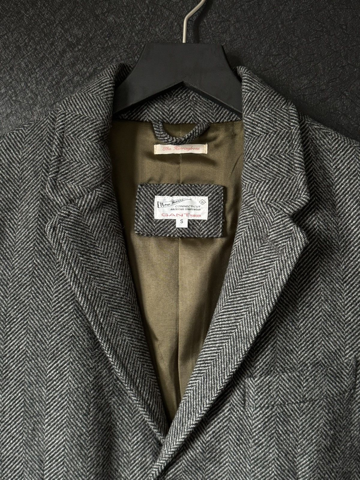 Gant Rugger Gant Rugger Wool Herringbone Overcoat Size US S / EU 44-46 / 1 - 2 Thumbnail