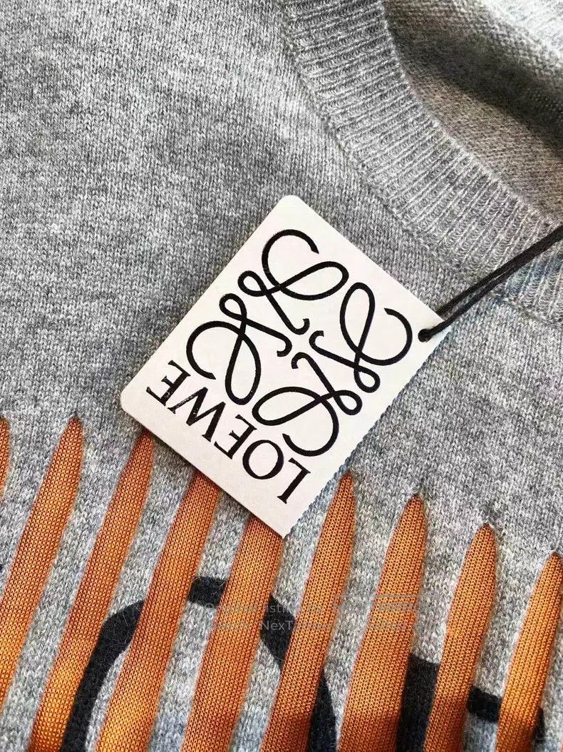 Loewe Loewe Cashmere Cutout Letter Big Logo Knit Sweater Size M / US 6-8 / IT 42-44 - 7 Thumbnail