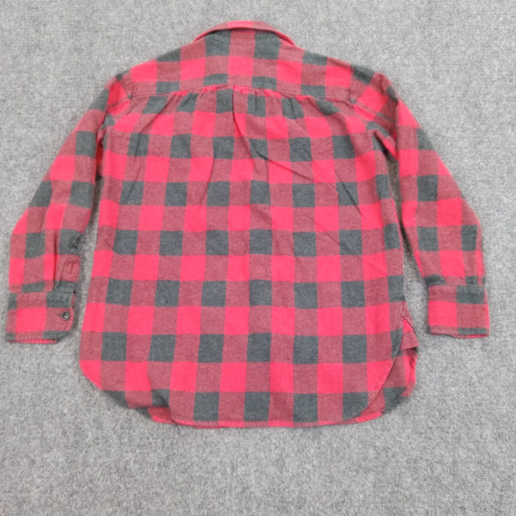 Madewell Madewell Flannel Shirt Womens XS Red Black Buffalo Plaid Long Sleeve Oversized Size XS / US 0-2 / IT 36-38 - 7 Thumbnail