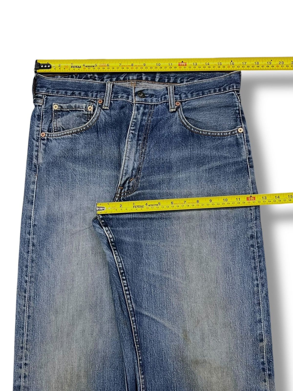 Levi's Baggy Vintage 90s Levi’s 503 Japan - Faded Wash, Distressed Size US 33 - 18 Thumbnail