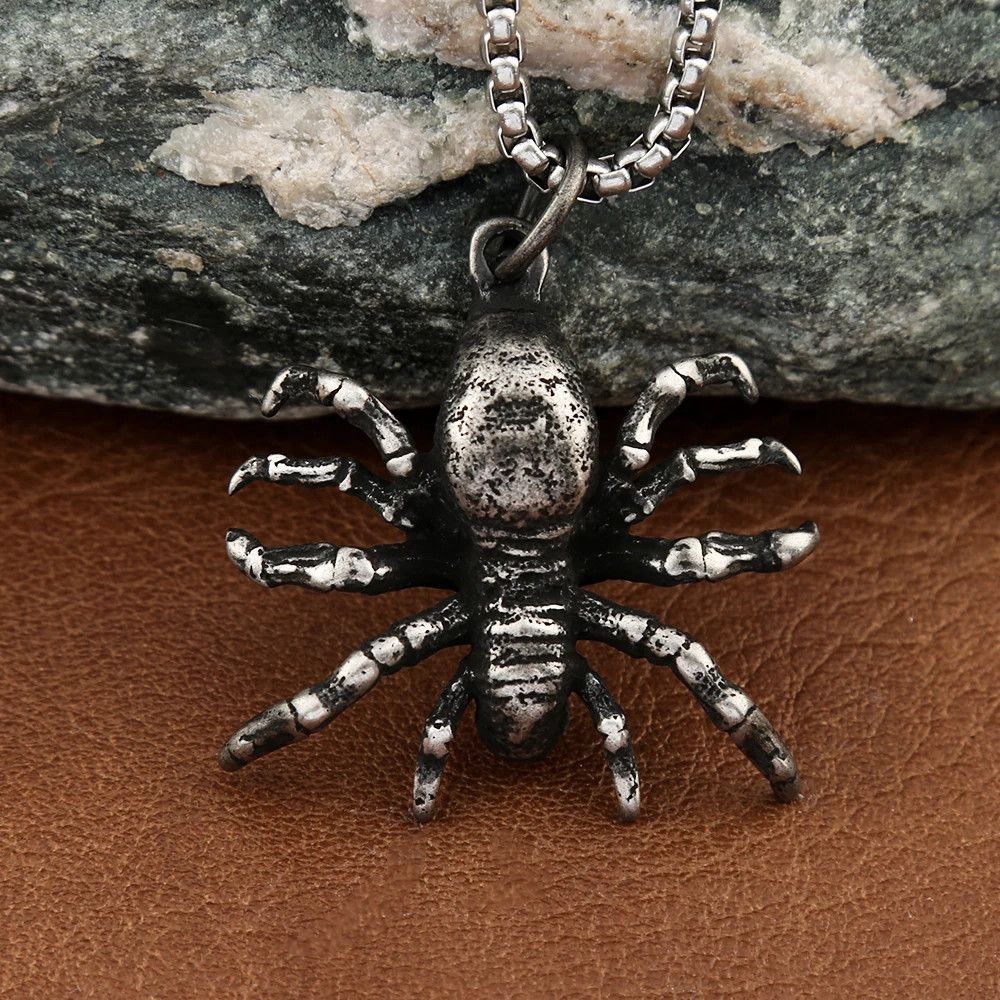 Jewelry Unique Vintage Spider Necklace Size ONE SIZE - 3 Thumbnail