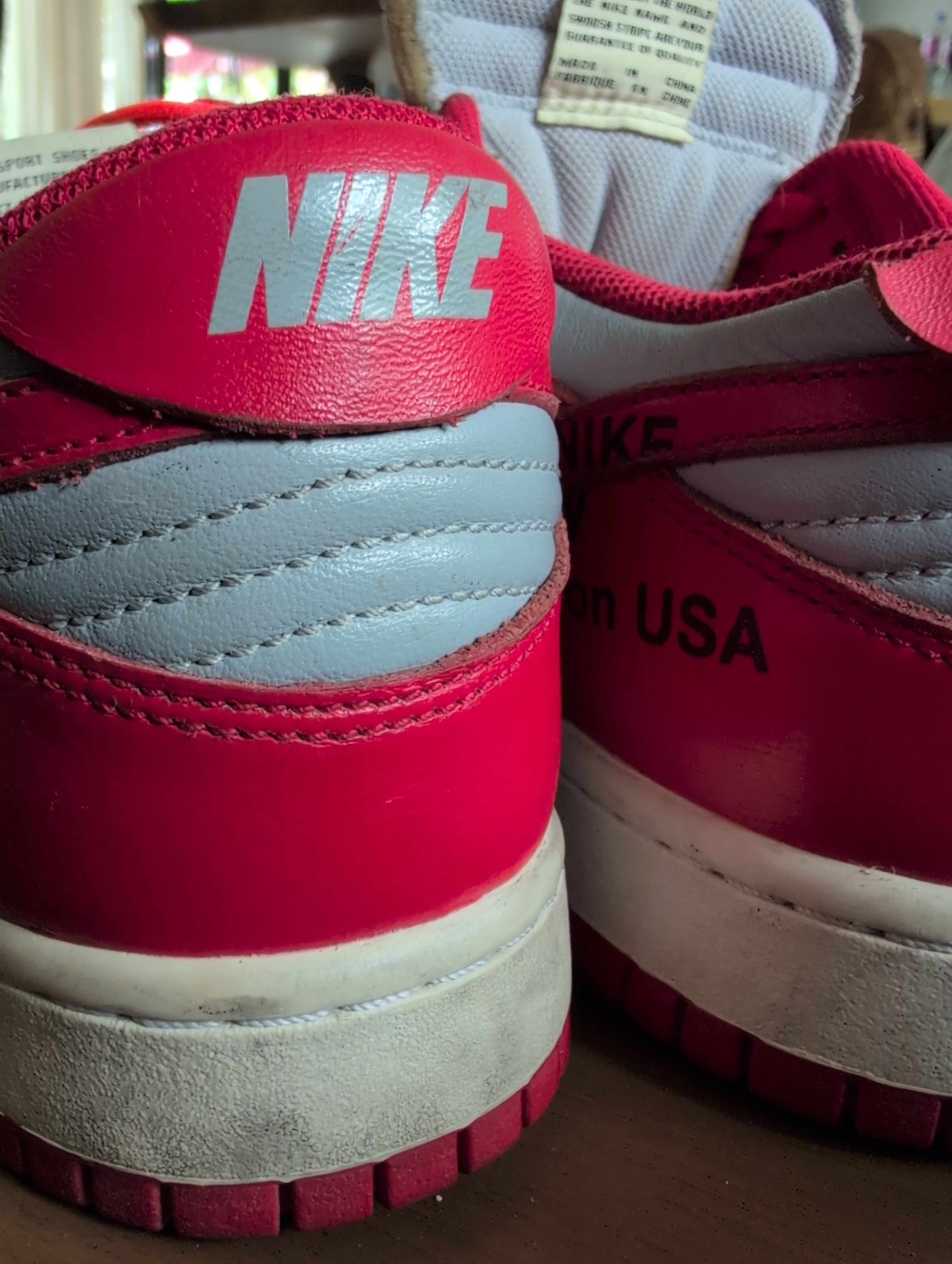 Nike × Off-White Nike Dunk Low Off-White University Red Size US 9.5 / EU 42-43 - 21 Thumbnail