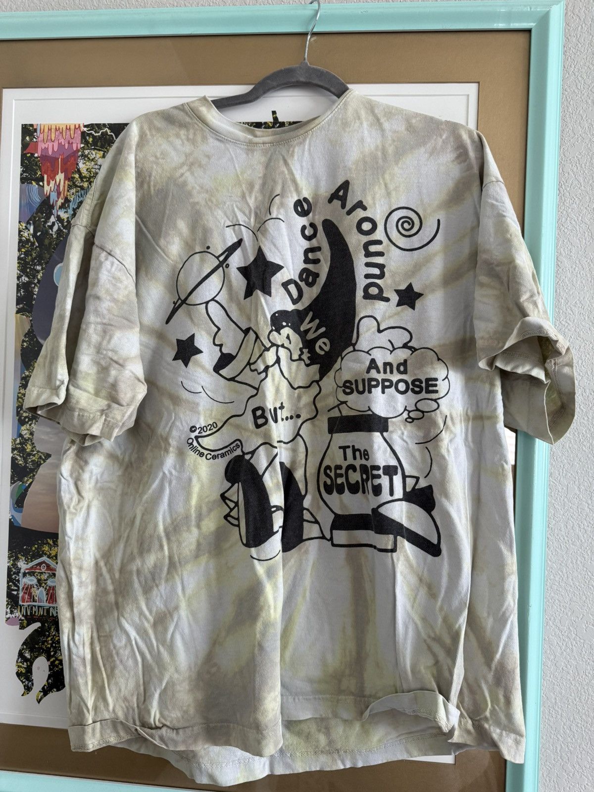 Online ceramics wizard shirt/ candle person