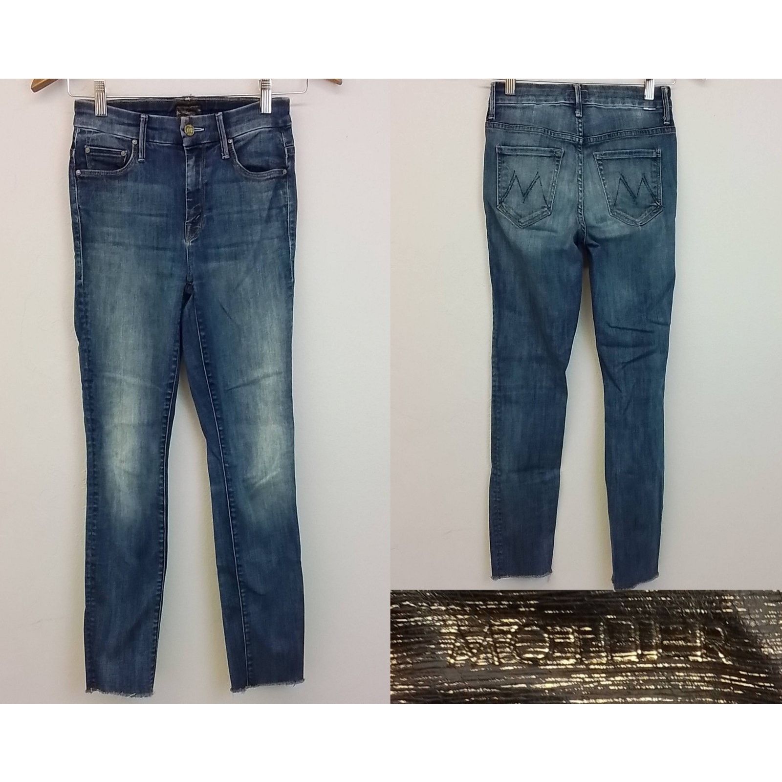 MOTHER Mother Jeans High Waist Looker Women's 24 Medium Wash Ankle Size 24" / US 00 / IT 34 - 1 Thumbnail