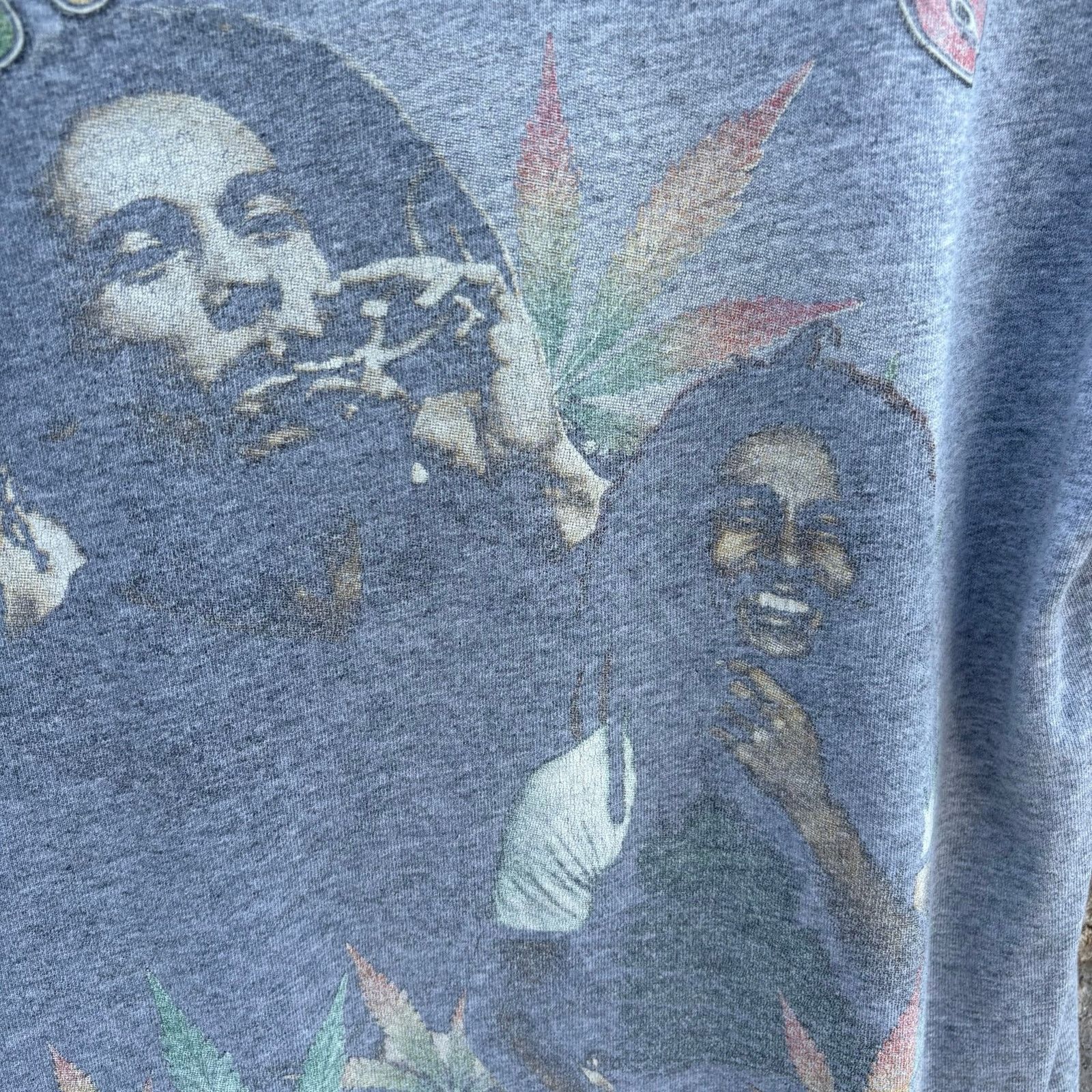 Fruit Of The Loom Vintage 90s Bob Marley T-shirt Size US L / EU 52-54 / 3 - 4 Thumbnail