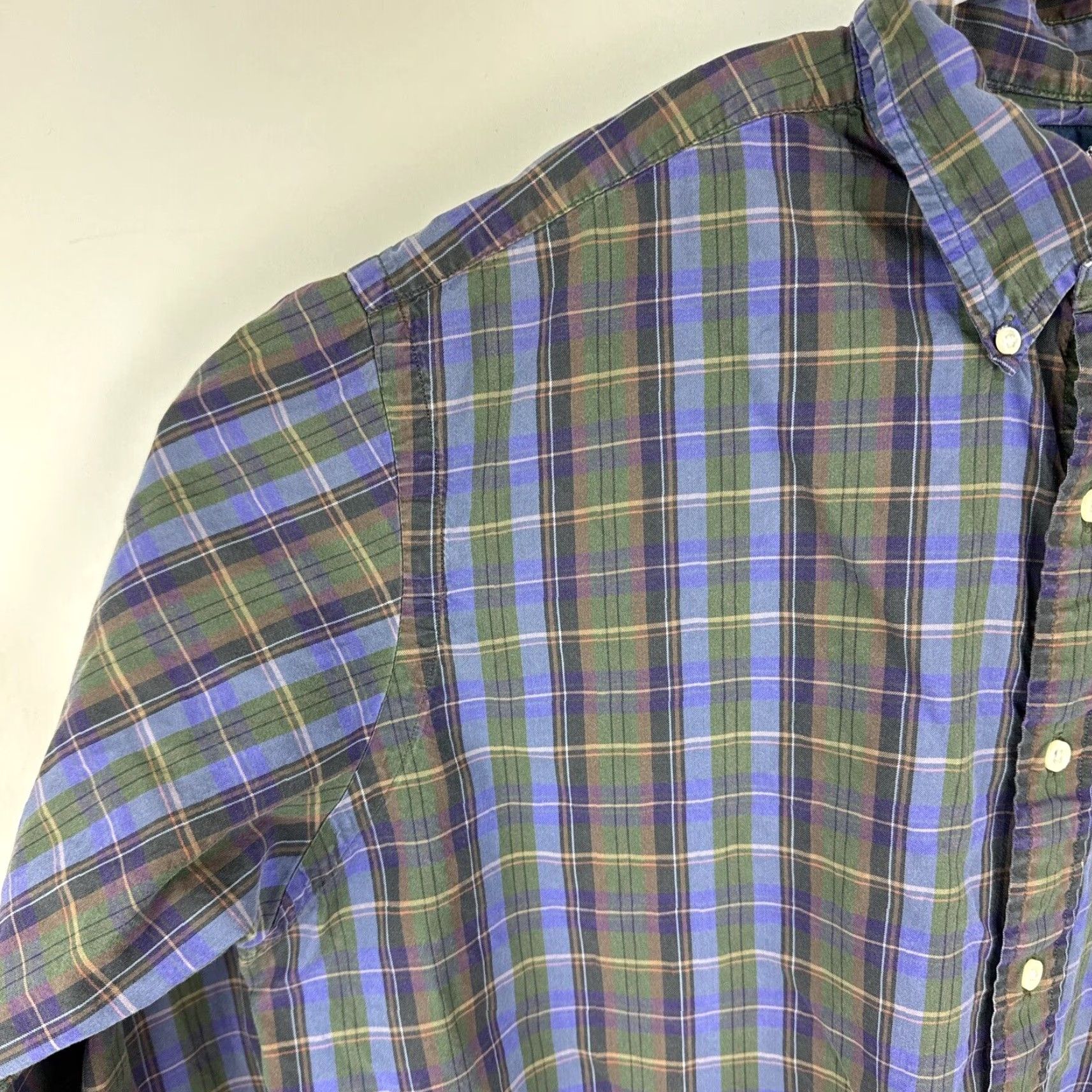 Polo Ralph Lauren VINTAGE Polo Ralph Lauren Mens Classic Fit Shirt XL Plaid Long Sleeve Button Size US XL / EU 56 / 4 - 4 Thumbnail