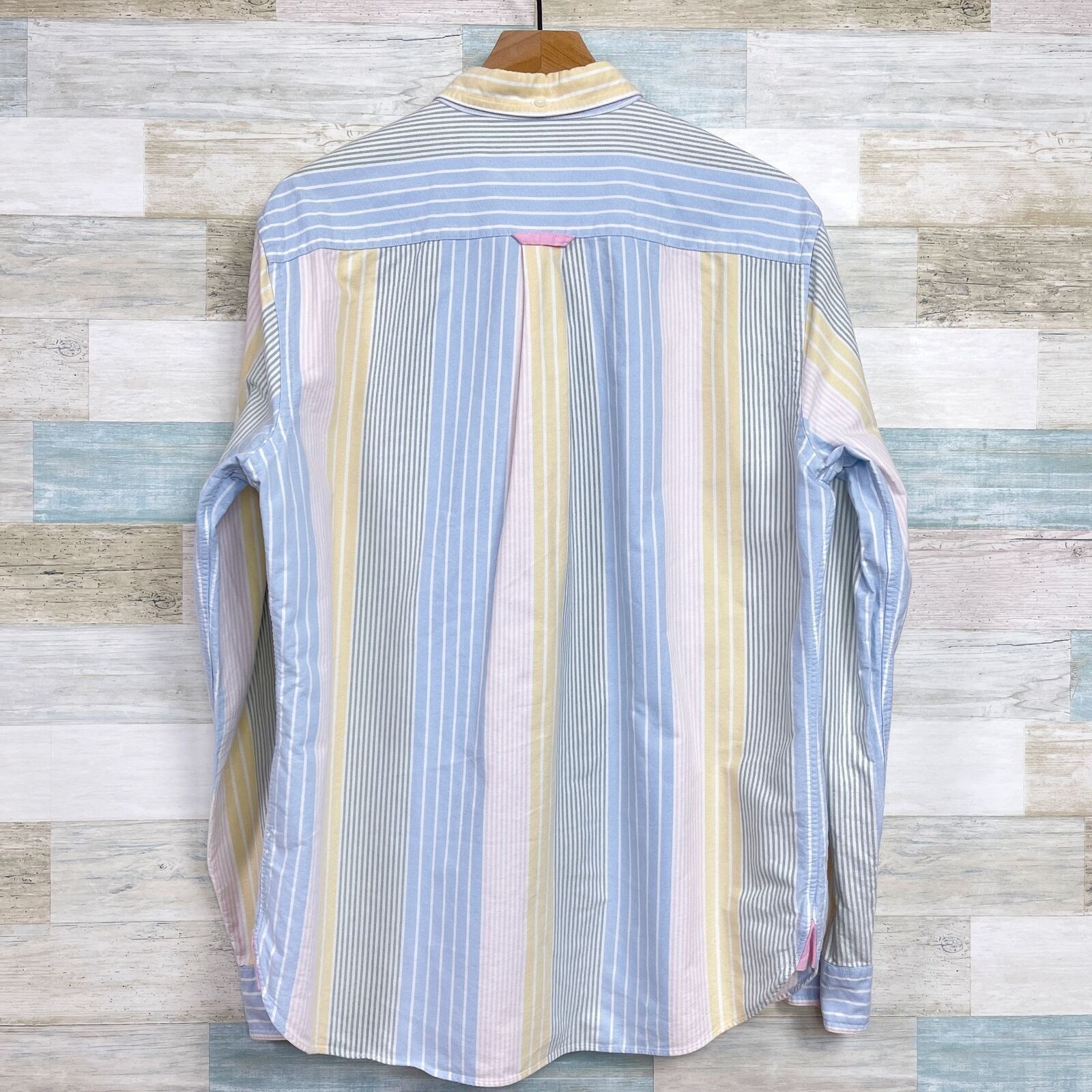 Brooks Brothers Brooks Brothers Red Fleece Striped Oxford Shirt VTG Mens XL Size US XL / EU 56 / 4 - 4 Thumbnail