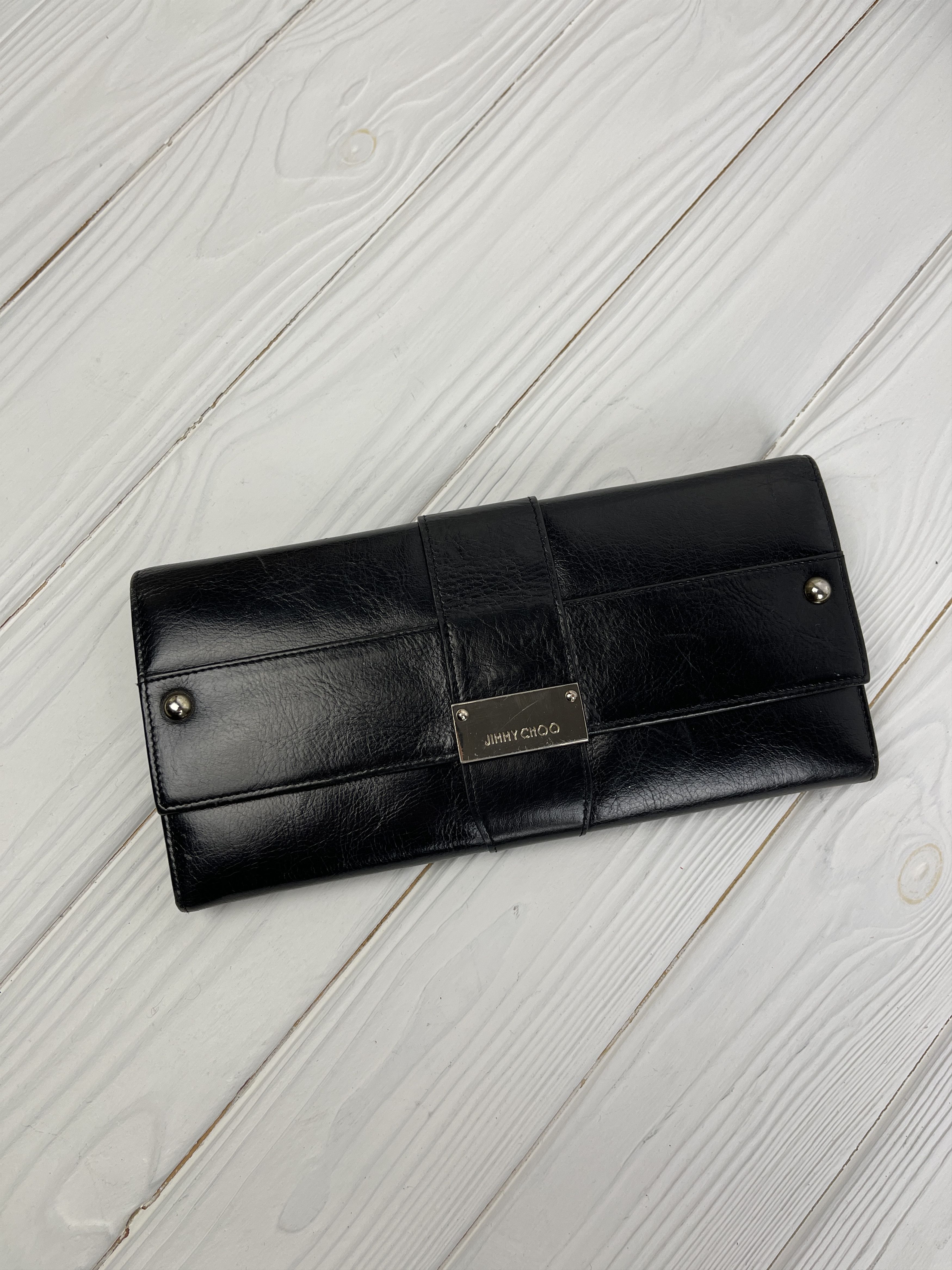 Jimmy Choo Jimmi Choo Leather Large Wallet Size ONE SIZE - 1 Thumbnail