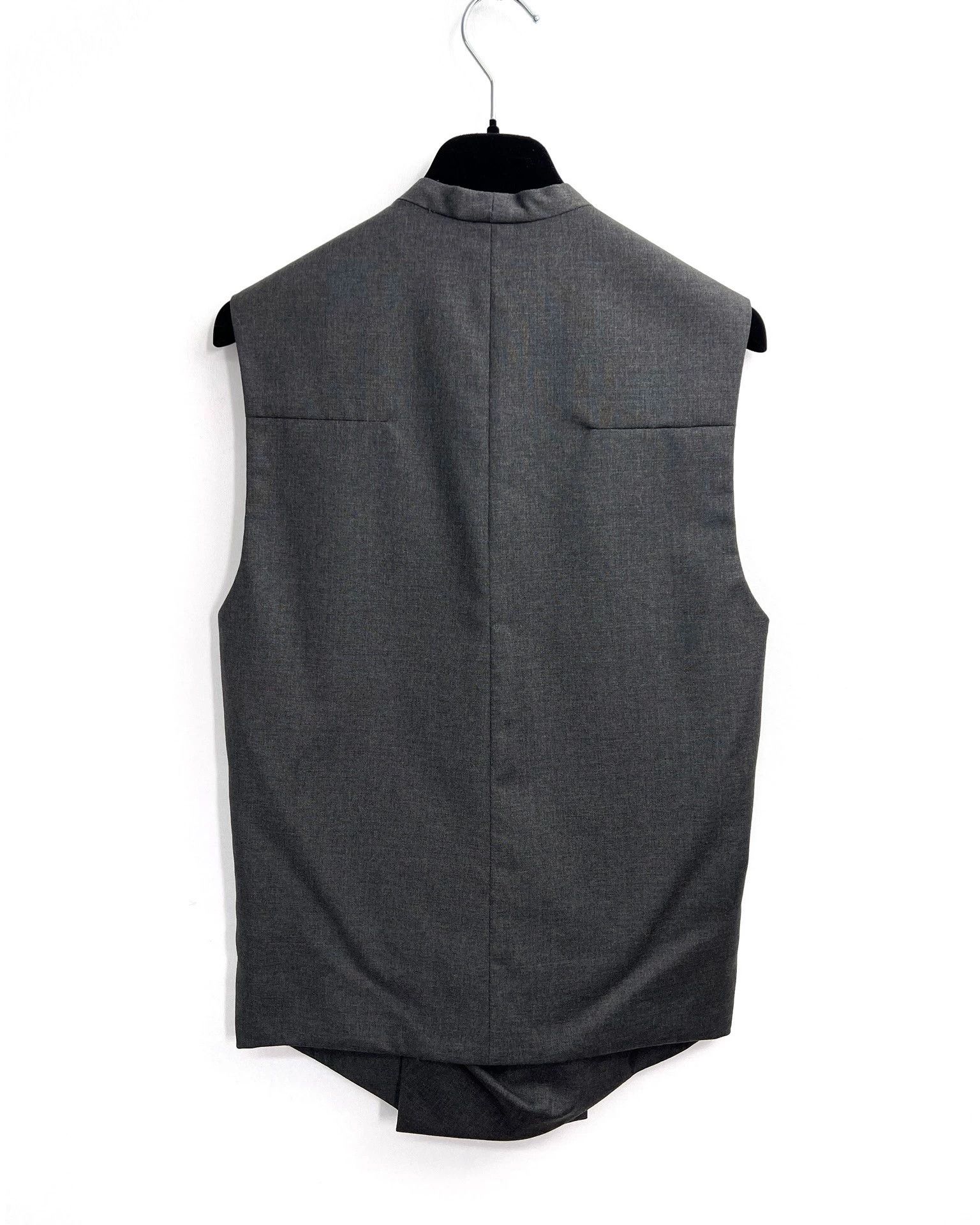 Dior Dior Homme 11SS stand-collar open-front cinched vest 44 Size US S / EU 44-46 / 1 - 2 Thumbnail