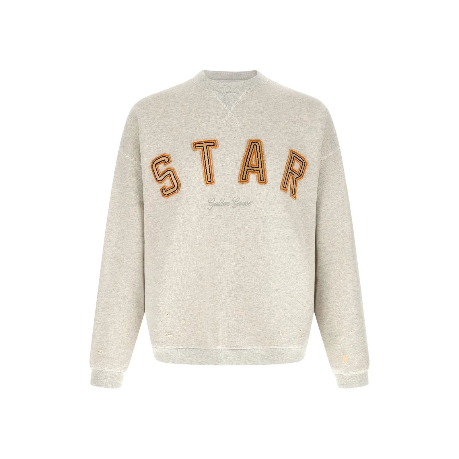 Burberry GOLDEN GOOSE Patch Grey Cotton Sweatshirt New & Authentic (M Size US S / EU 44-46 / 1 - 1 Thumbnail