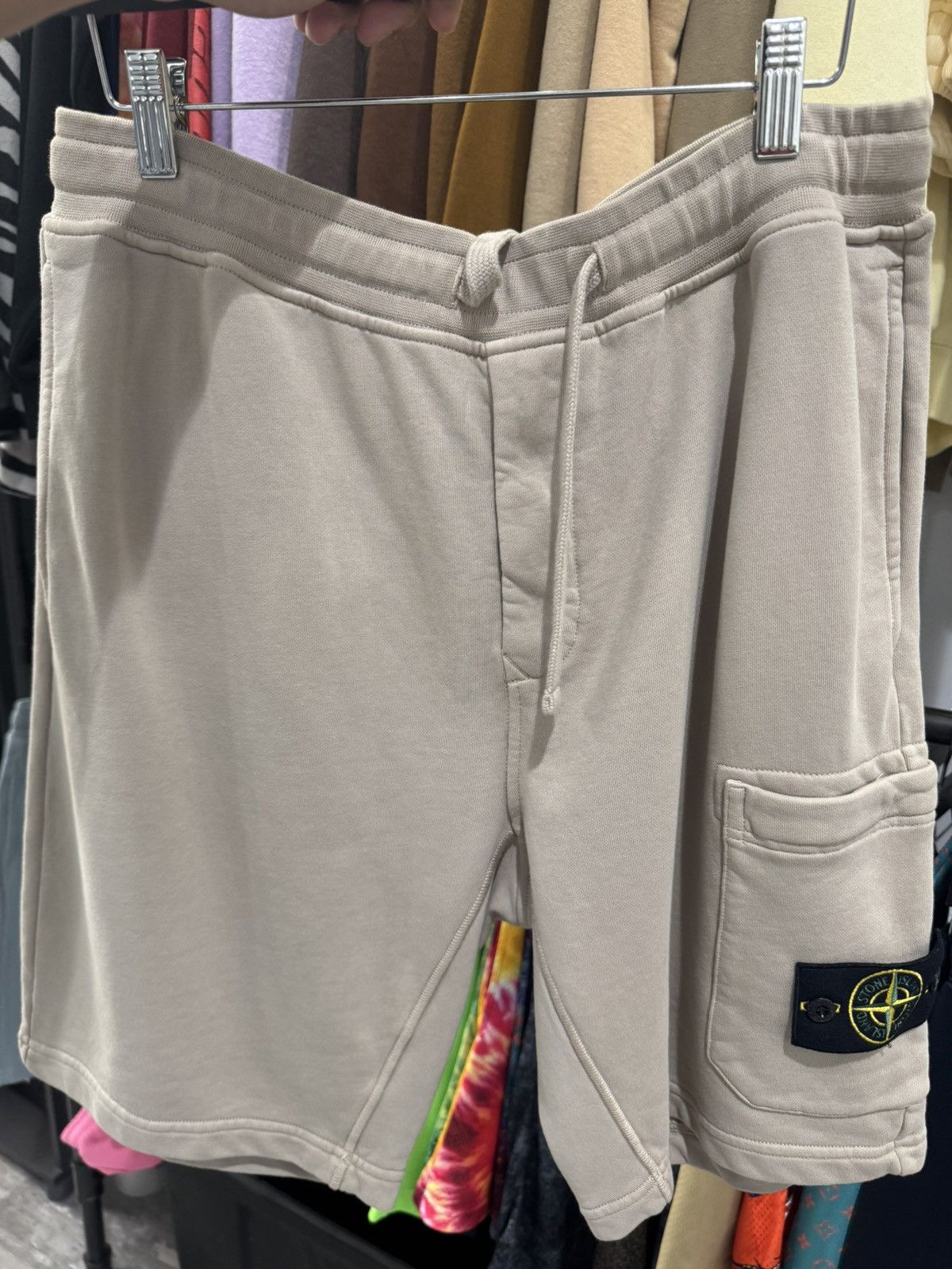 Stone Island Stone Island Bermuda Sweat Short Tan Size US 34 / EU 50 - 1 Thumbnail
