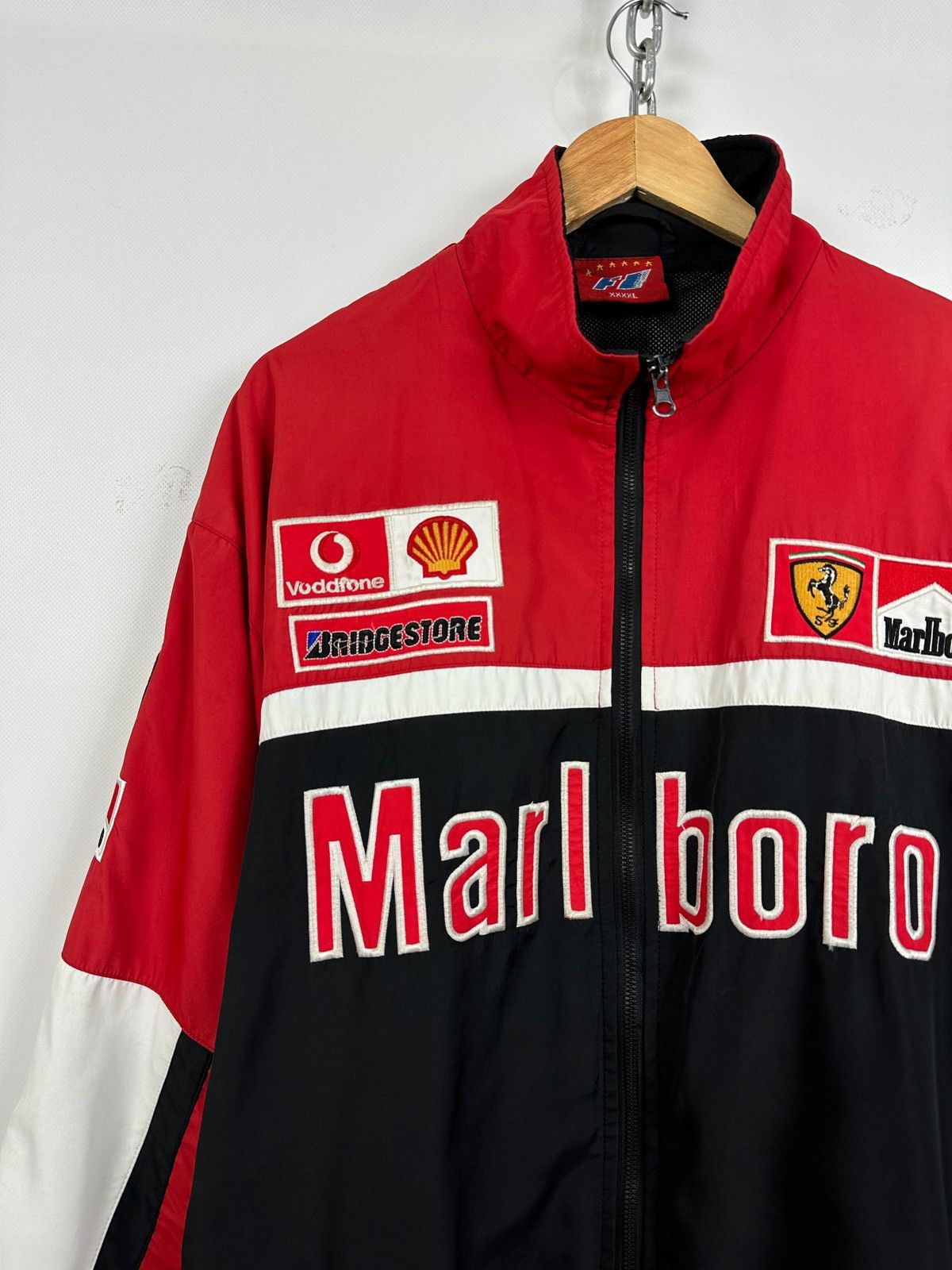 Ferrari Vintage Ferrari Marlboro Vodafone Racing Light Track Jacket Size US XL / EU 56 / 4 - 12 Thumbnail