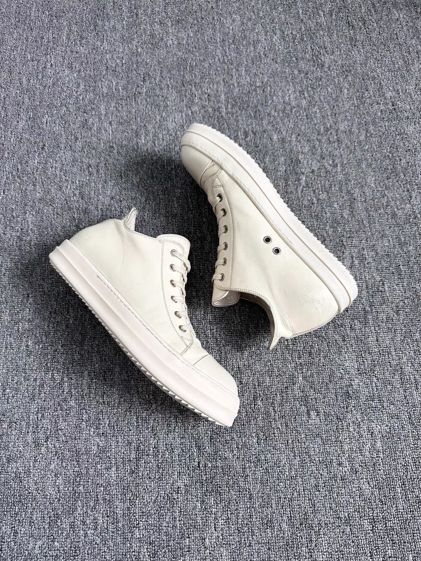 Rick Owens Rick Owens Mainline Leather Big Converse K34 Size US 10.5 / EU 43-44 - 3 Thumbnail