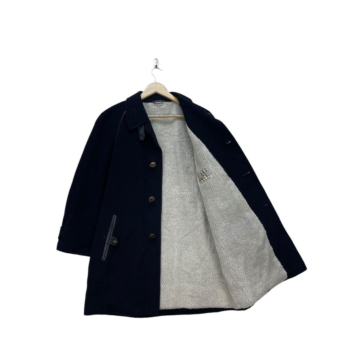 Autumn Cashmere × Givenchy Vintage Givenchy Gentleman Cashmere Shearling Jacket Size US M / EU 48-50 / 2 - 1 Thumbnail