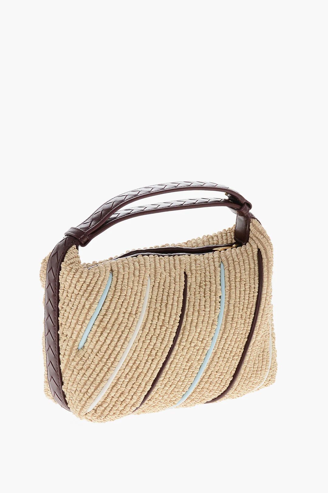 Bottega Veneta og1mm0426 Size: OS / Raffia Handbag in Brown Size ONE SIZE - 2 Thumbnail