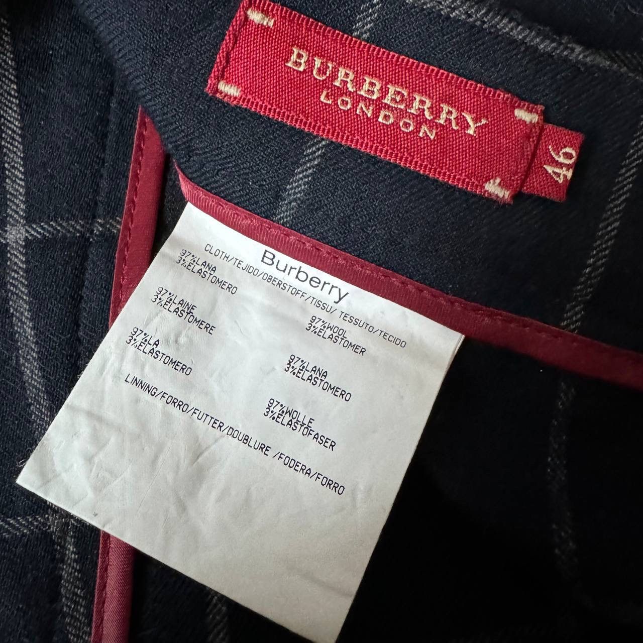 Burberry × Vintage Burberry London Vintage Check Pants Size US 34 / EU 50 - 6 Thumbnail
